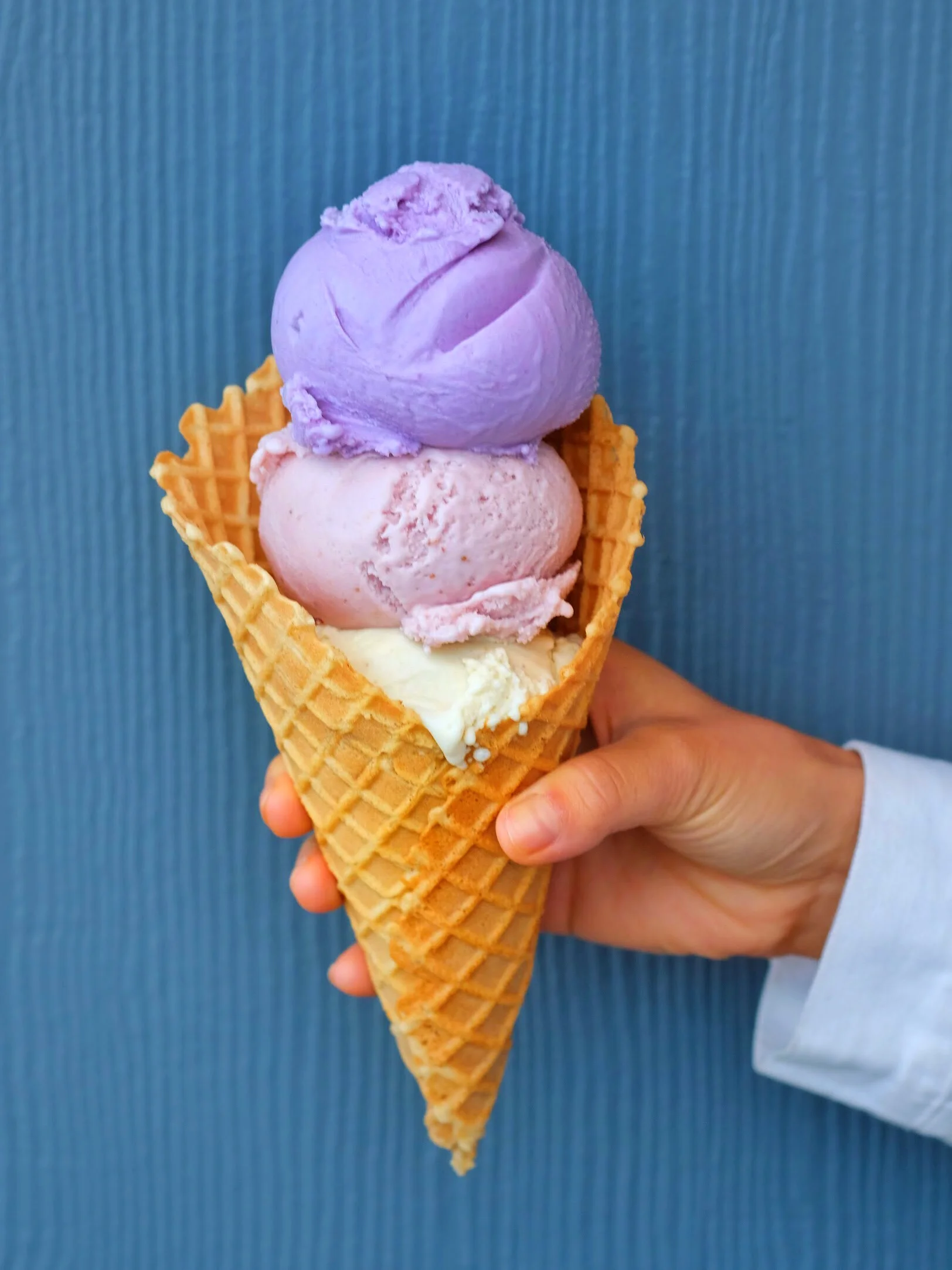 Ube, Strawberry, Pistachio