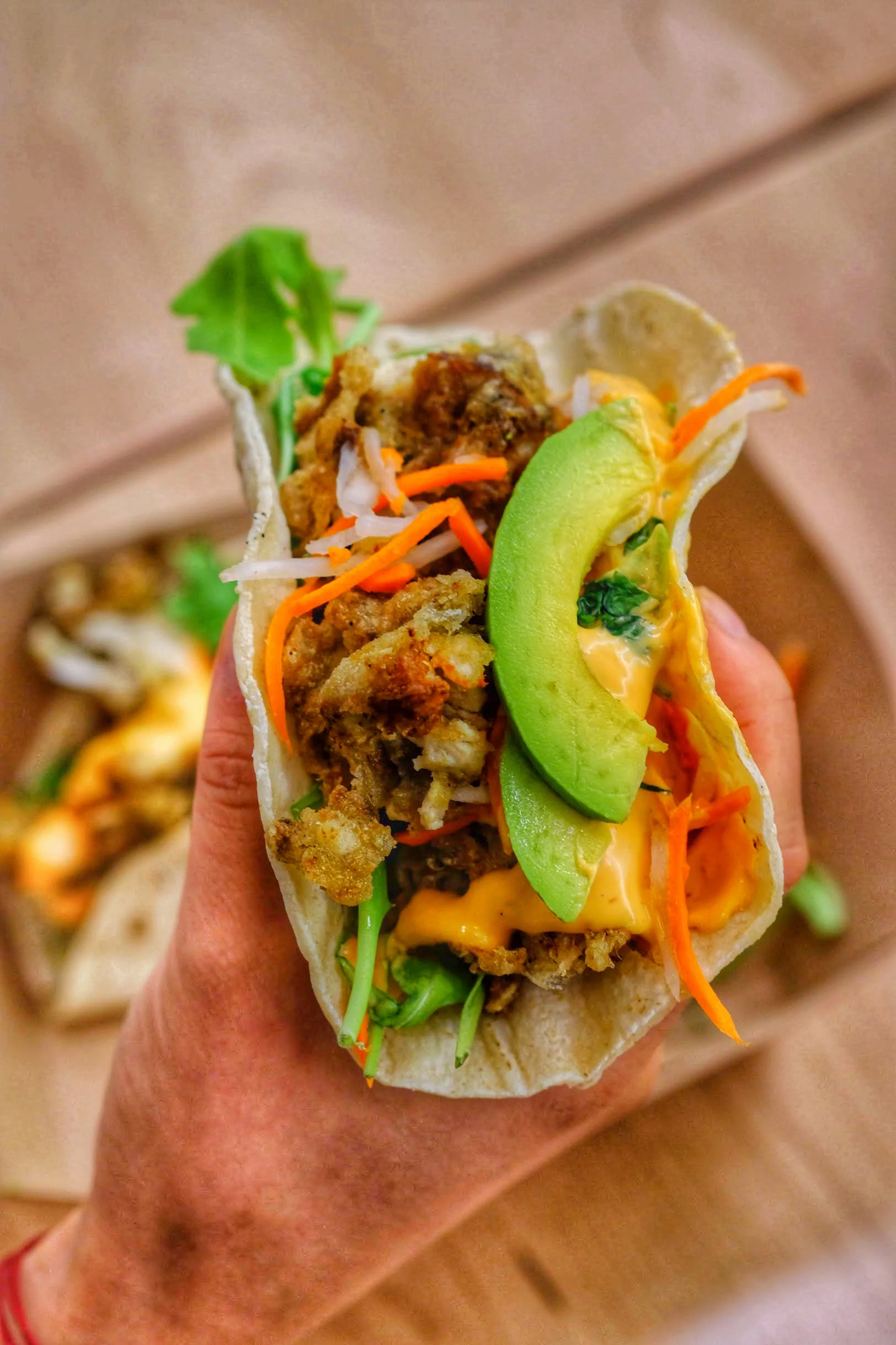 Lemongrass Tofu Taco