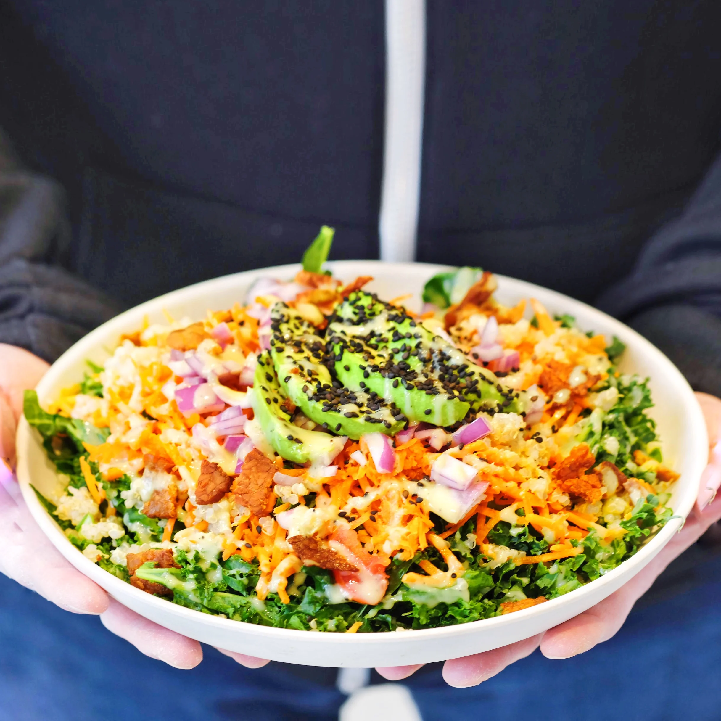Avo Citrus Kale Salad