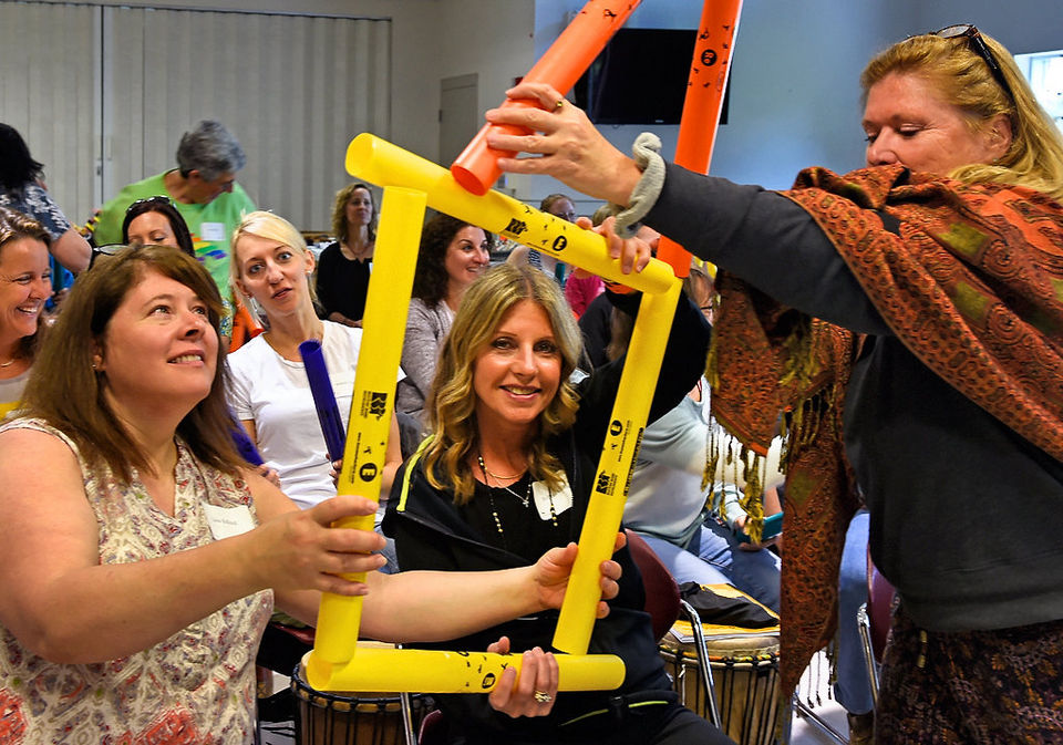 Drumming & Disabilities participants think outside the box and build connections through rhythm