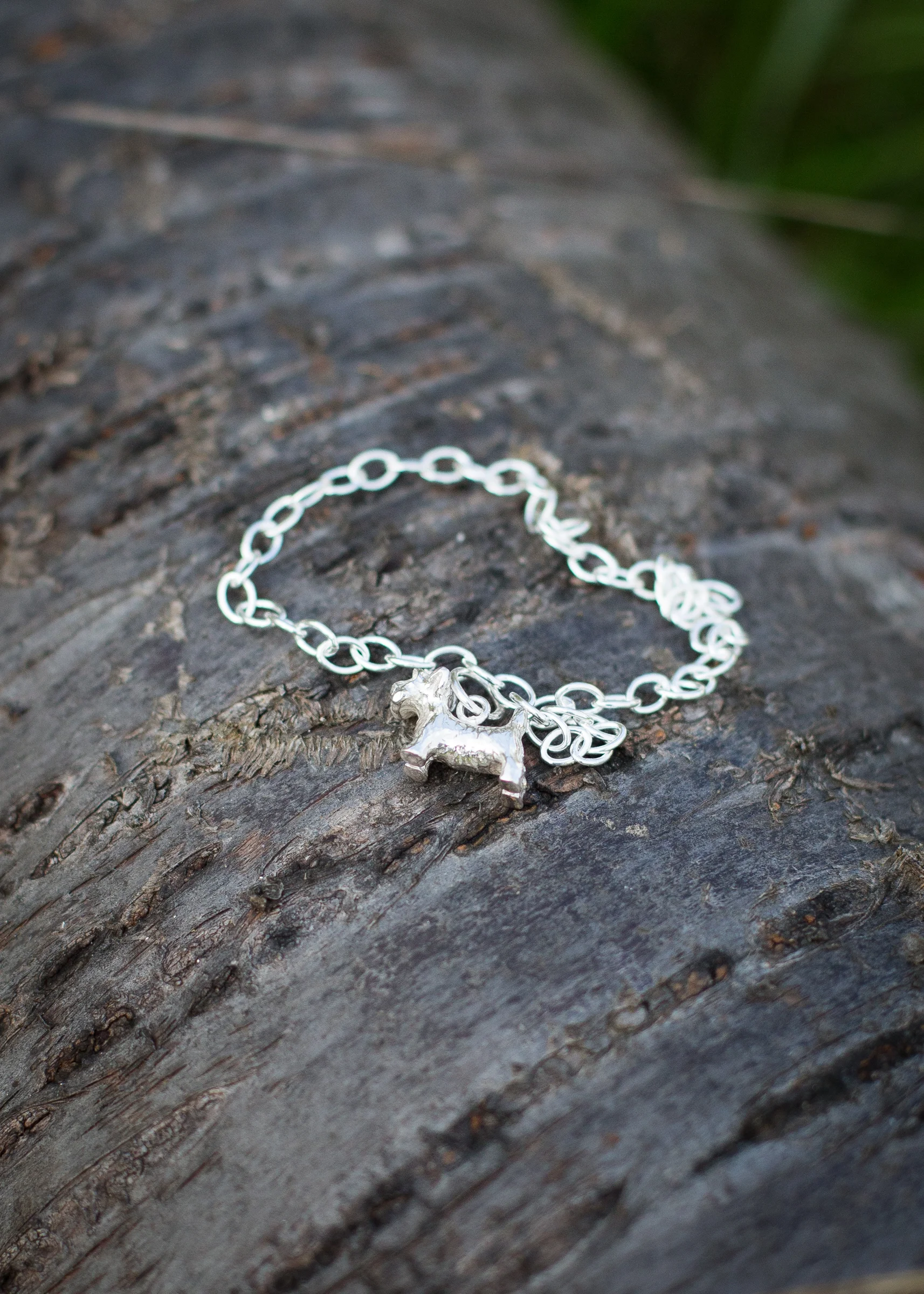 SEALYHAM Charm in sterling silver