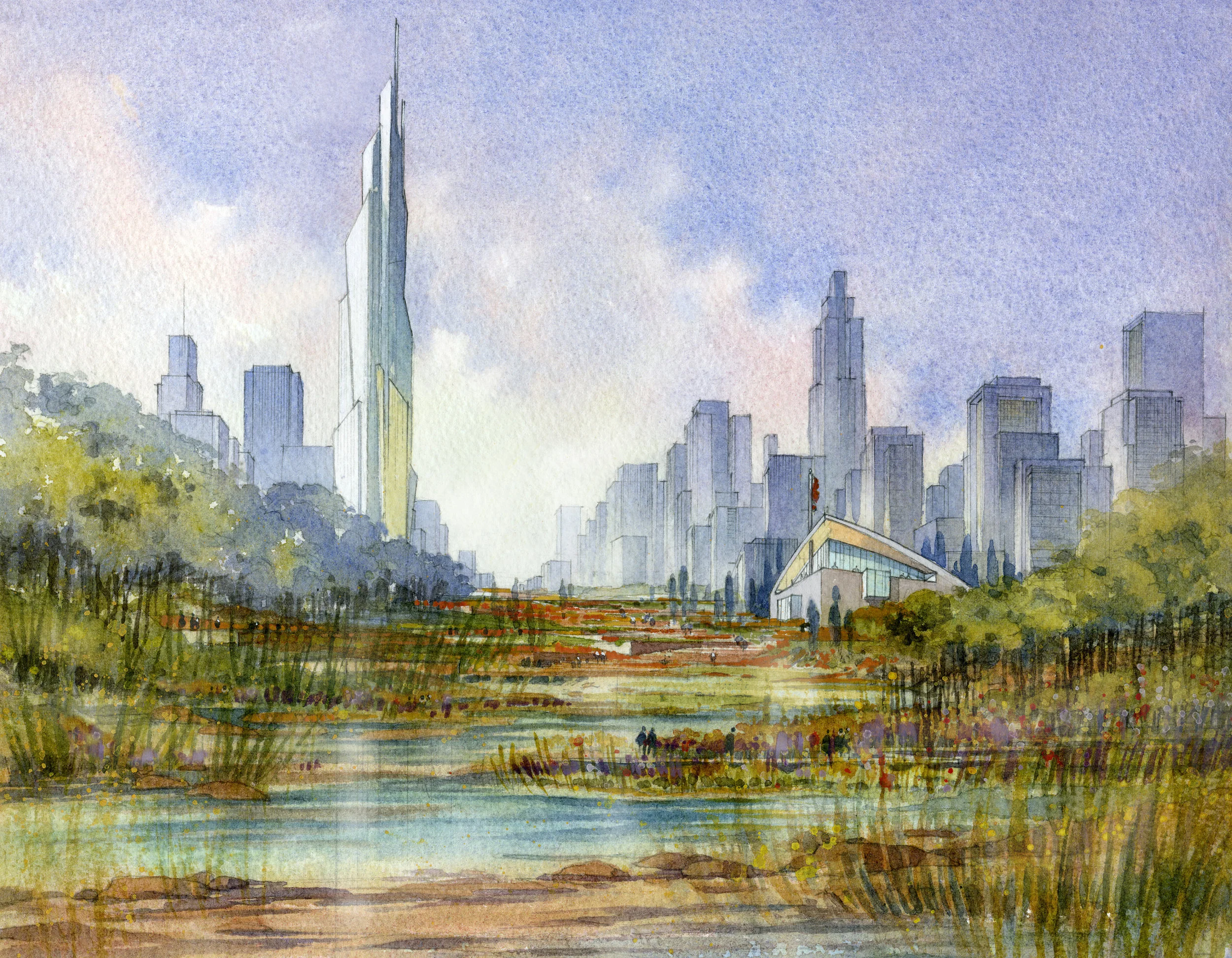 Shijiazhuang New Riverfront Area