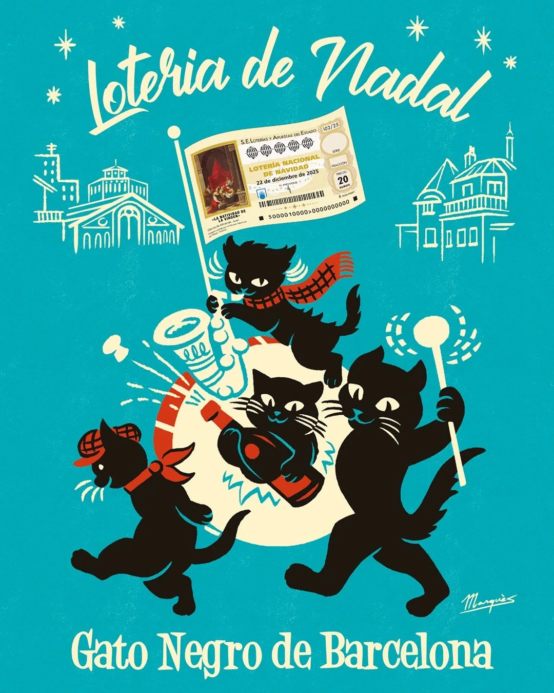 Gato Negro lottery campaign