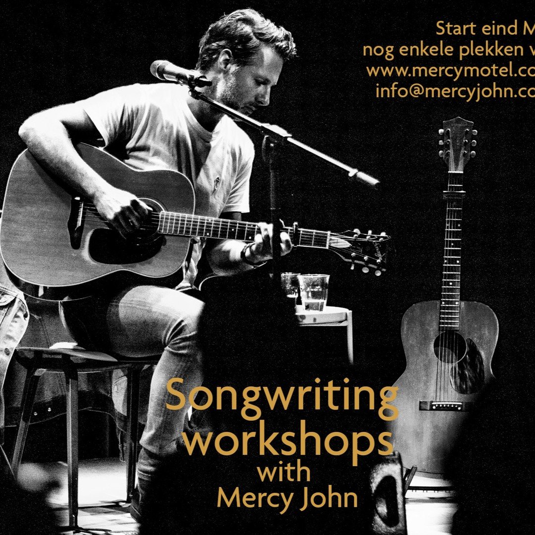 Eind Mei start ik weer een ronde met songwriting workshops, daarvoor zijn nog een aantal plekken vrij! Heb je interesse? Check www.mercymotel.com of stuur een email: info@mercyjohn.com 

#songwriting #liedjesschrijven #workshops #workshop #cursus #me