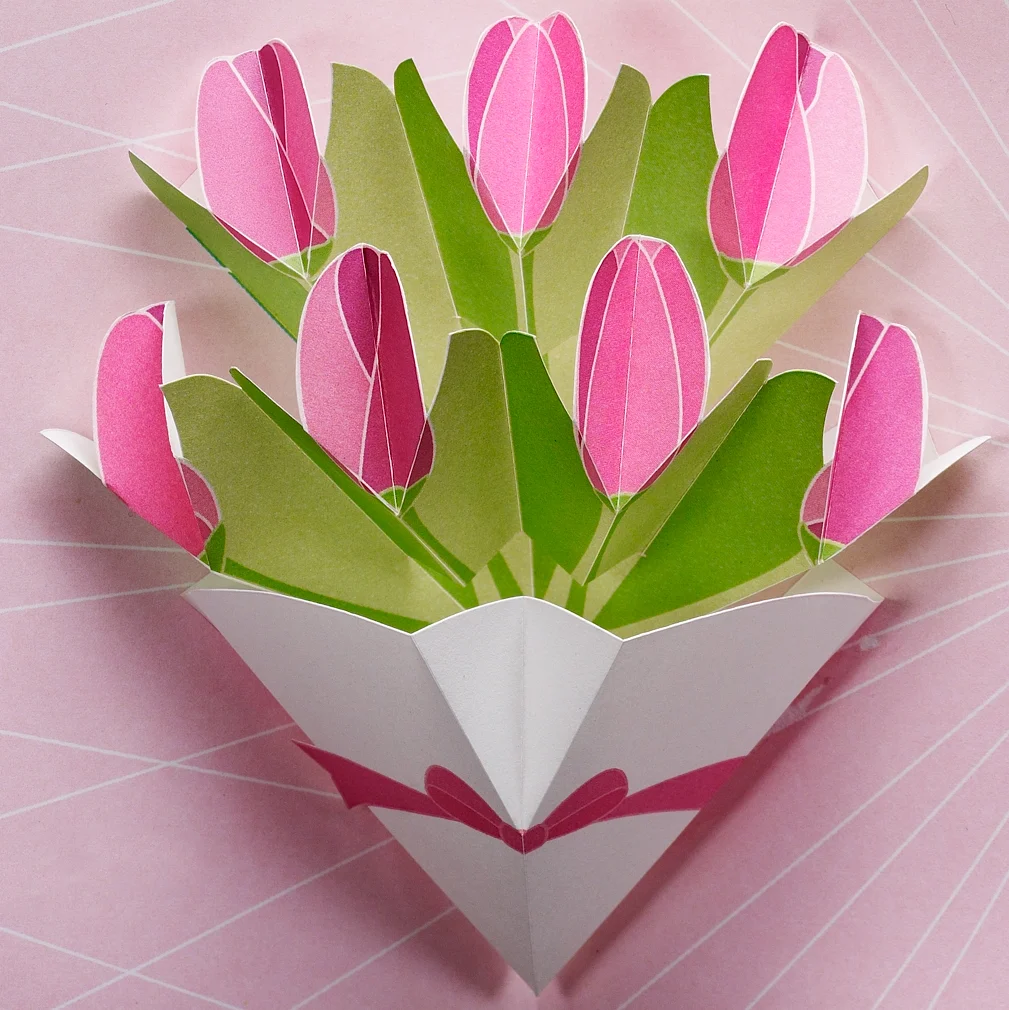 Handcut invitation in the style of Robert Sabuda. Photo by Natasha V