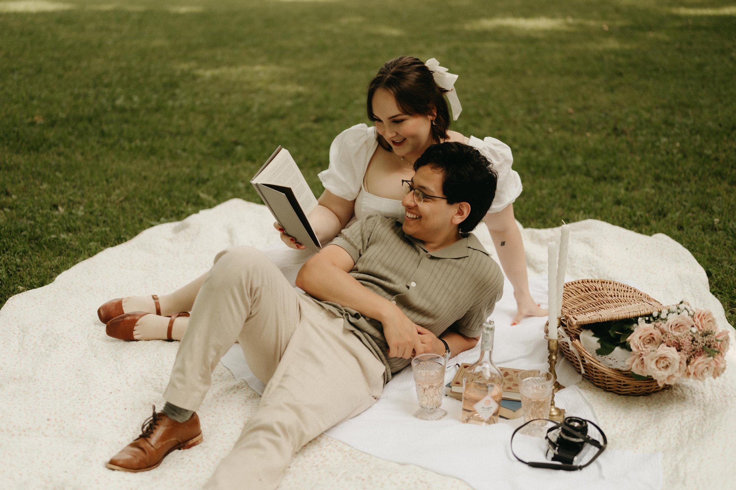 Caitlin and Edwin | Picnic Engagement Session | Memphis, Tennessee