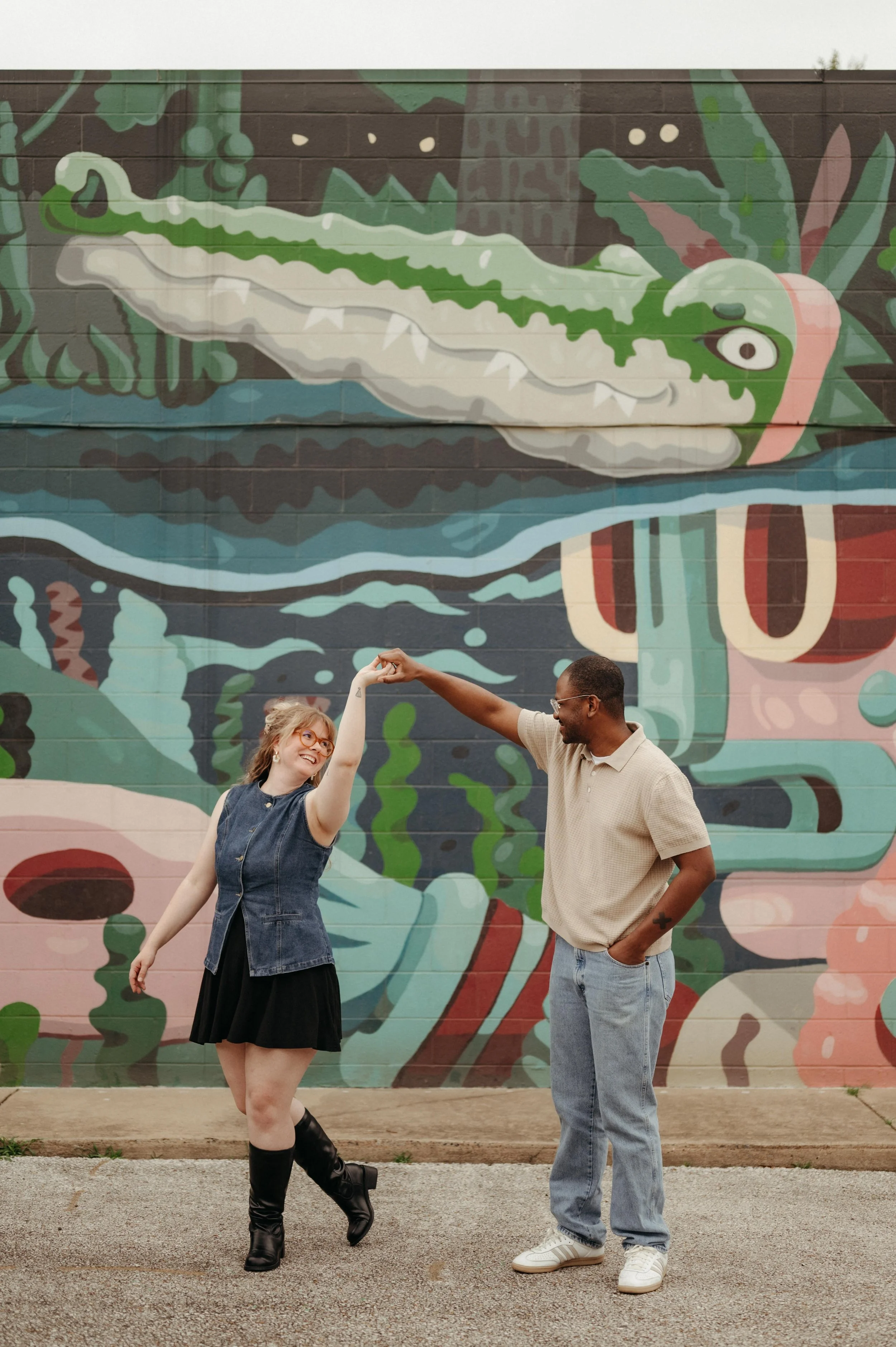 Moody Memphis wedding photographer, Memphis documentary wedding photographer, editorial Memphis wedding photographer, Midtown Memphis engagement session, Memphis engagement session ideas