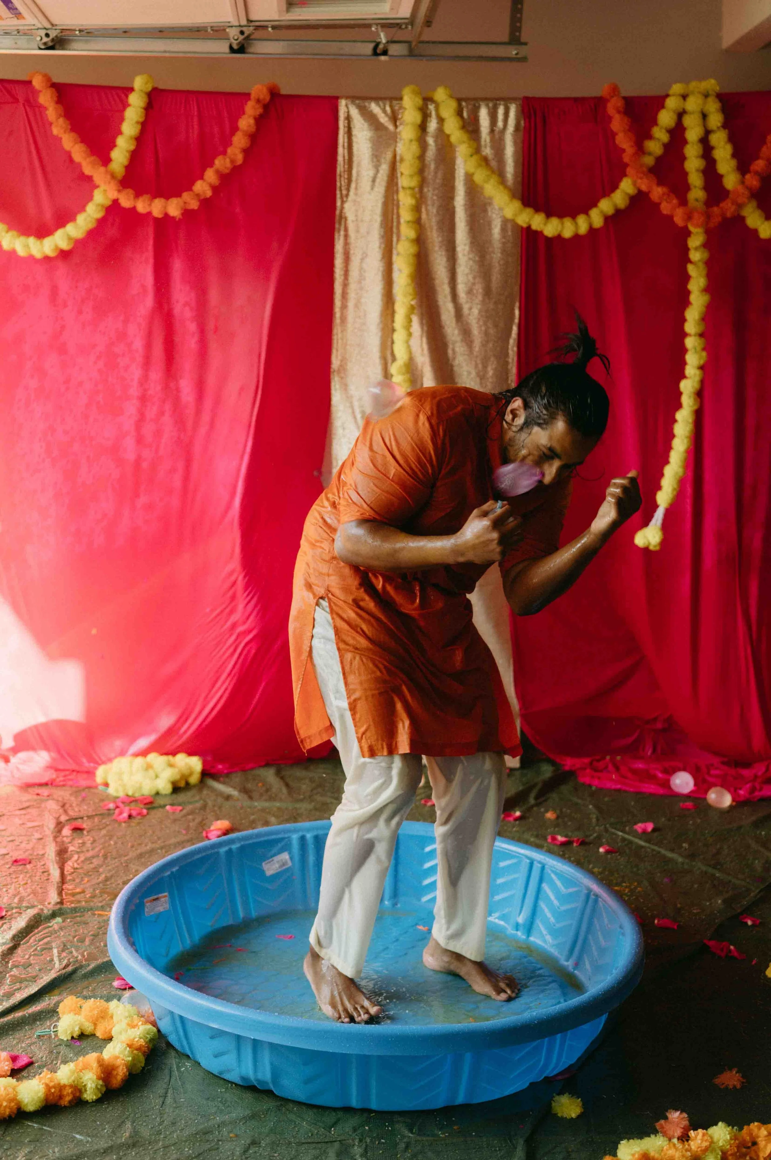 Moody Memphis wedding photographer Sri Lankan Haldi ceremony Memphis documentary wedding photographer cinematic Memphis wedding photographer editorial Memphis wedding photographer