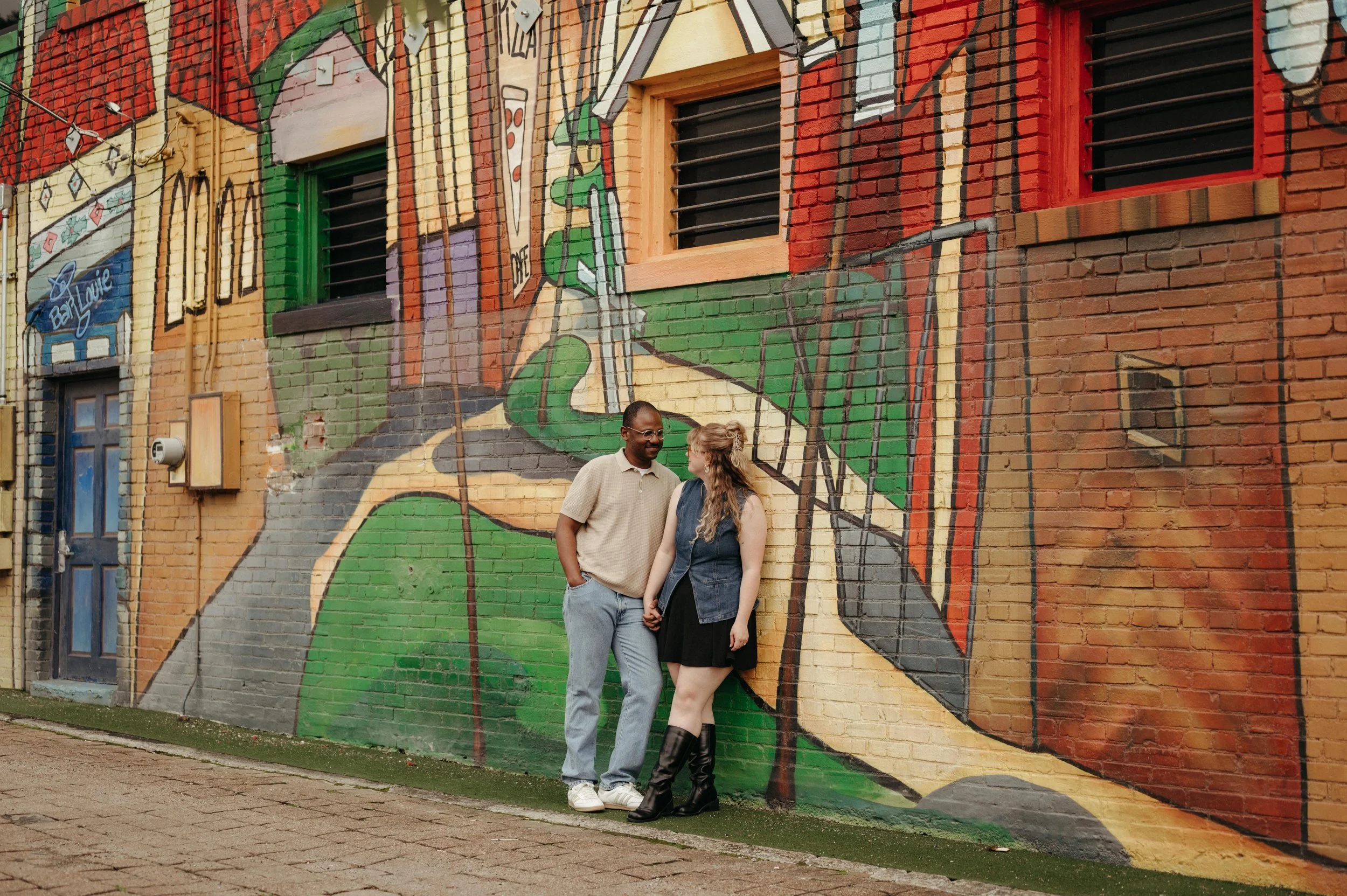 Moody Memphis wedding photographer, Memphis documentary wedding photographer, editorial Memphis wedding photographer, Midtown Memphis engagement session, Memphis engagement session ideas