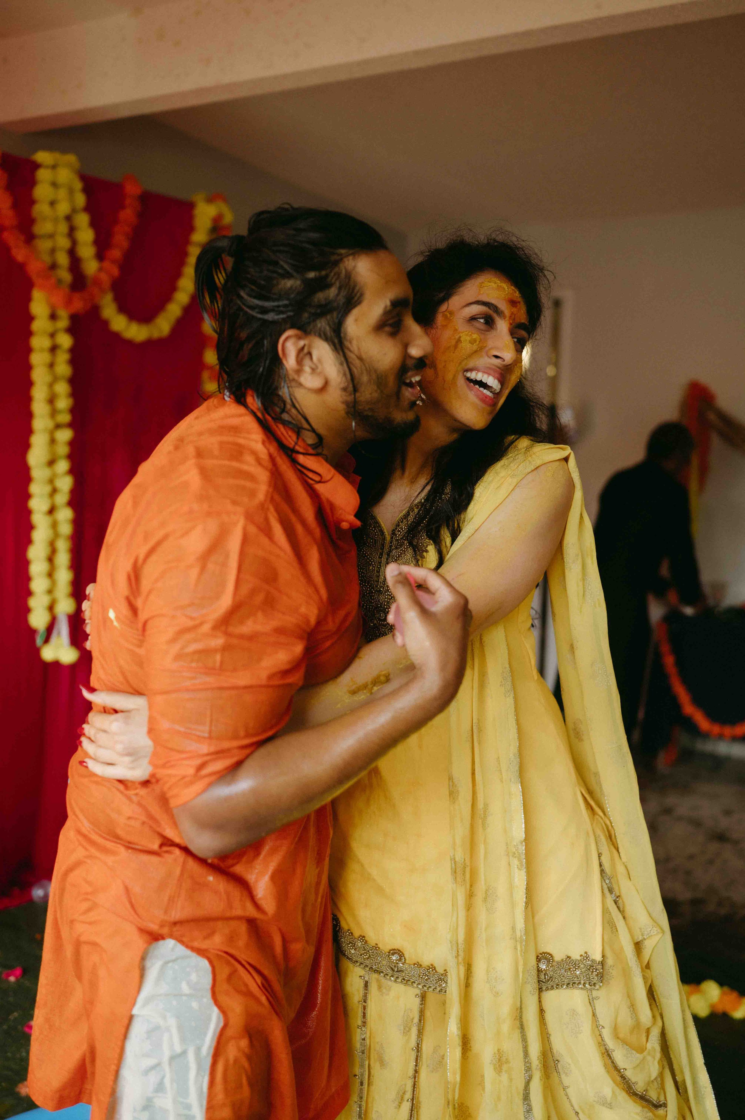 Moody Memphis wedding photographer Sri Lankan Haldi ceremony Memphis documentary wedding photographer cinematic Memphis wedding photographer editorial Memphis wedding photographer