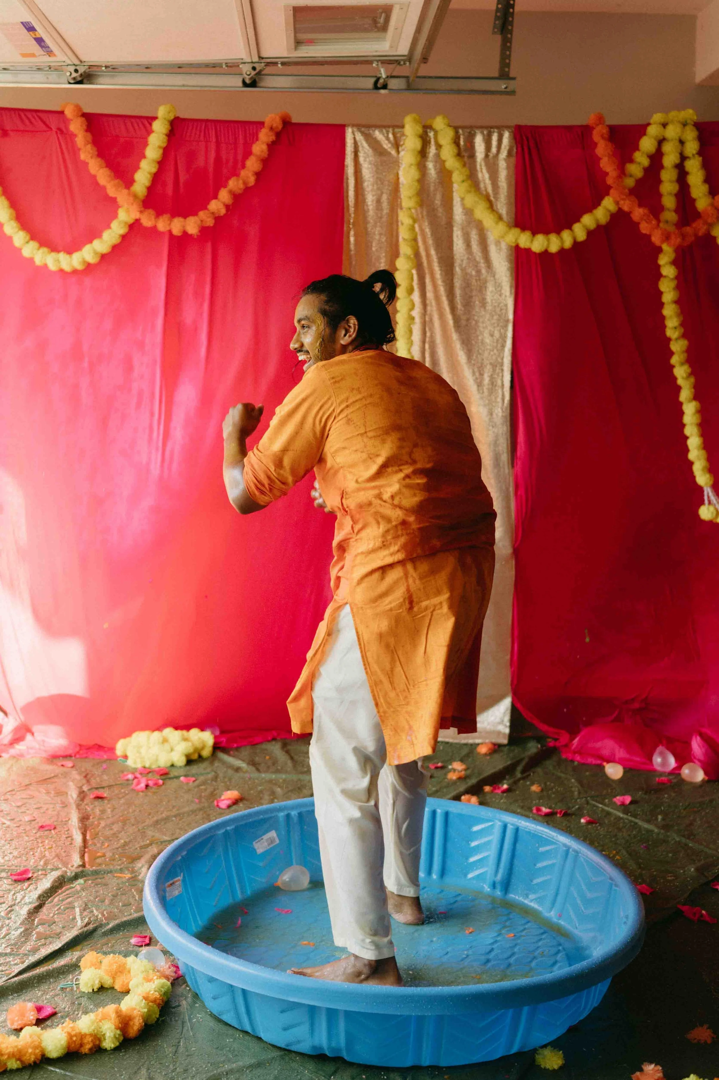 Moody Memphis wedding photographer Sri Lankan Haldi ceremony Memphis documentary wedding photographer cinematic Memphis wedding photographer editorial Memphis wedding photographer