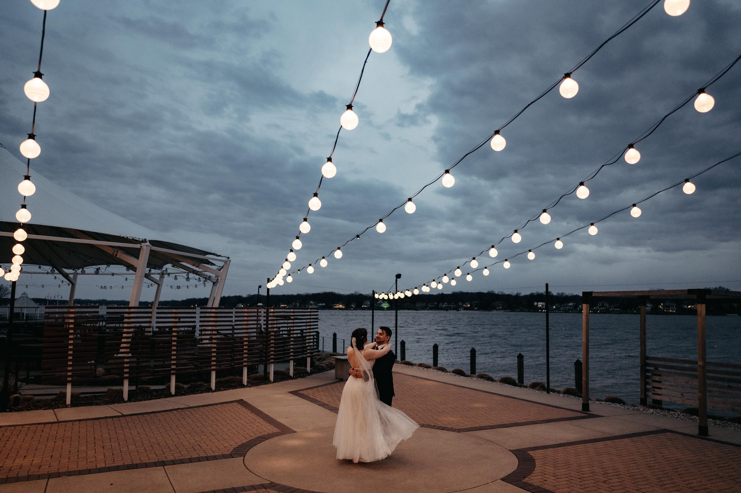 Wedding photos inspired by Wes Anderson, wedding photos inspired by The Grand Budapest Hotel. Holland Michigan wedding at Boatwerks, moody Michigan photographer, cinematic Michigan wedding photographer, Michigan documentary wedding photographer