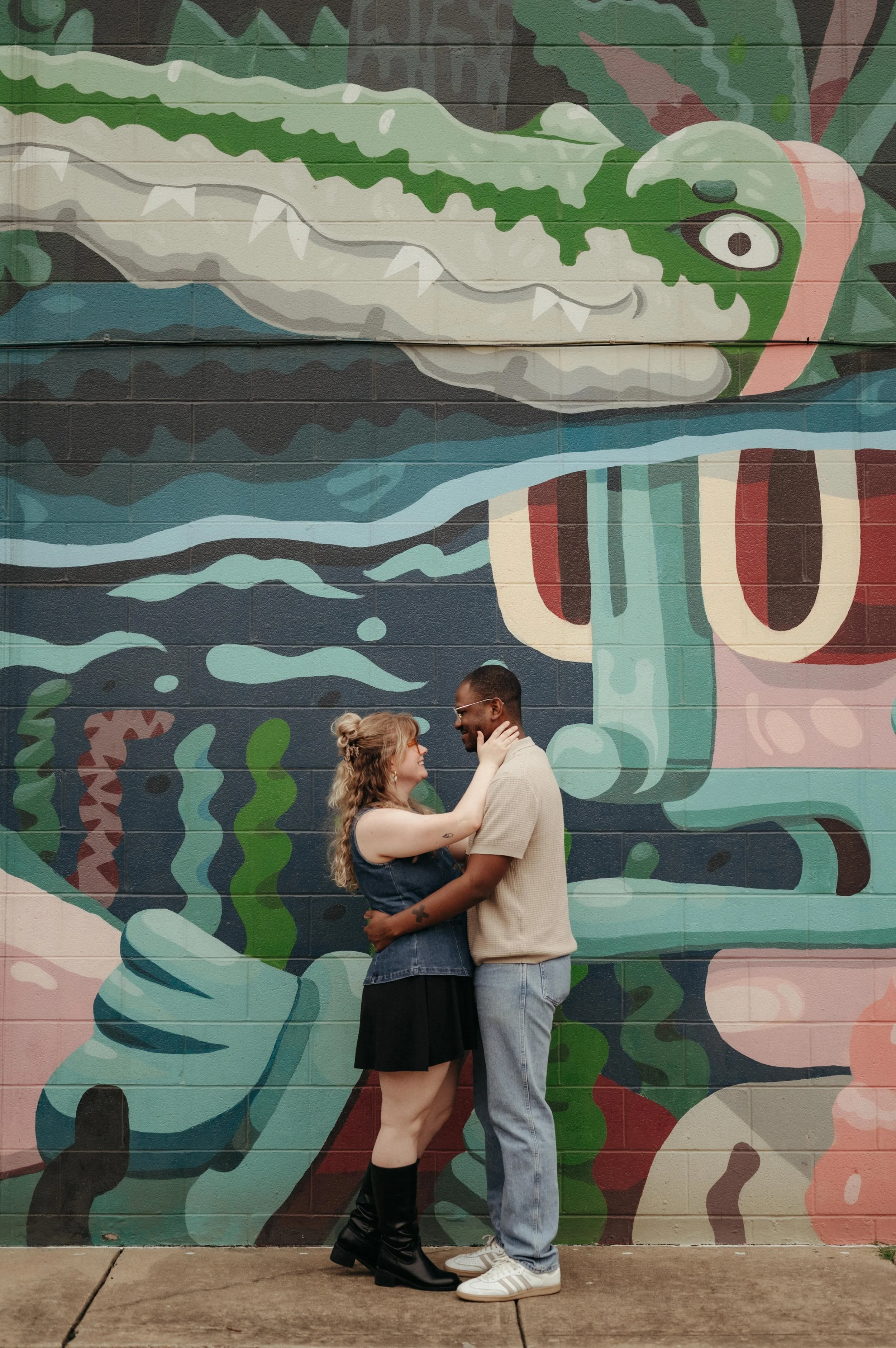 Moody Memphis wedding photographer, Memphis documentary wedding photographer, editorial Memphis wedding photographer, Midtown Memphis engagement session, Memphis engagement session ideas