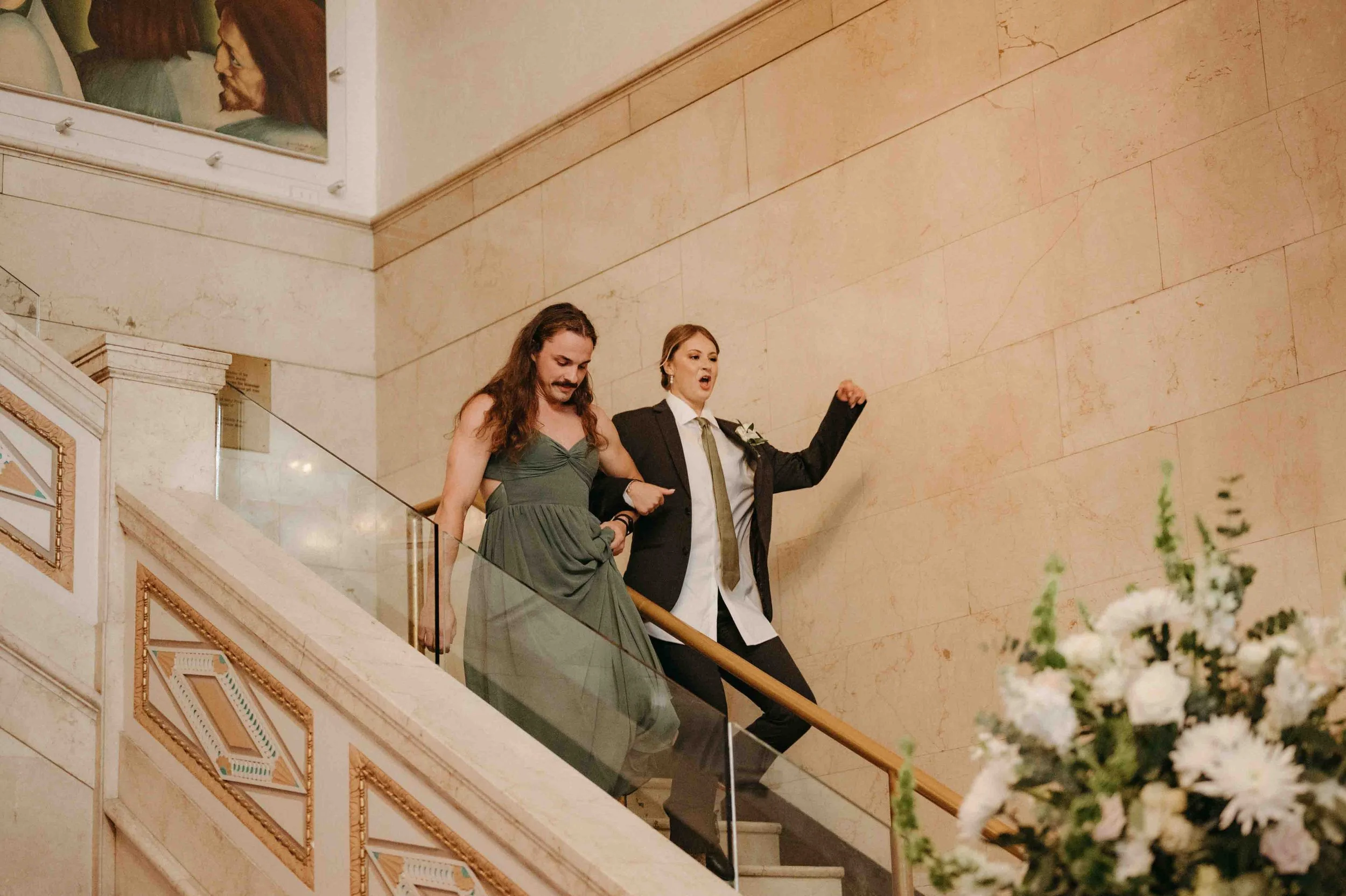 Memphis Pink Palace Museum of Science and History wedding, moody Memphis wedding photographer, cinematic Memphis wedding photographer, Memphis documentary wedding photographer, Memphis museum wedding, editorial Memphis wedding photographer