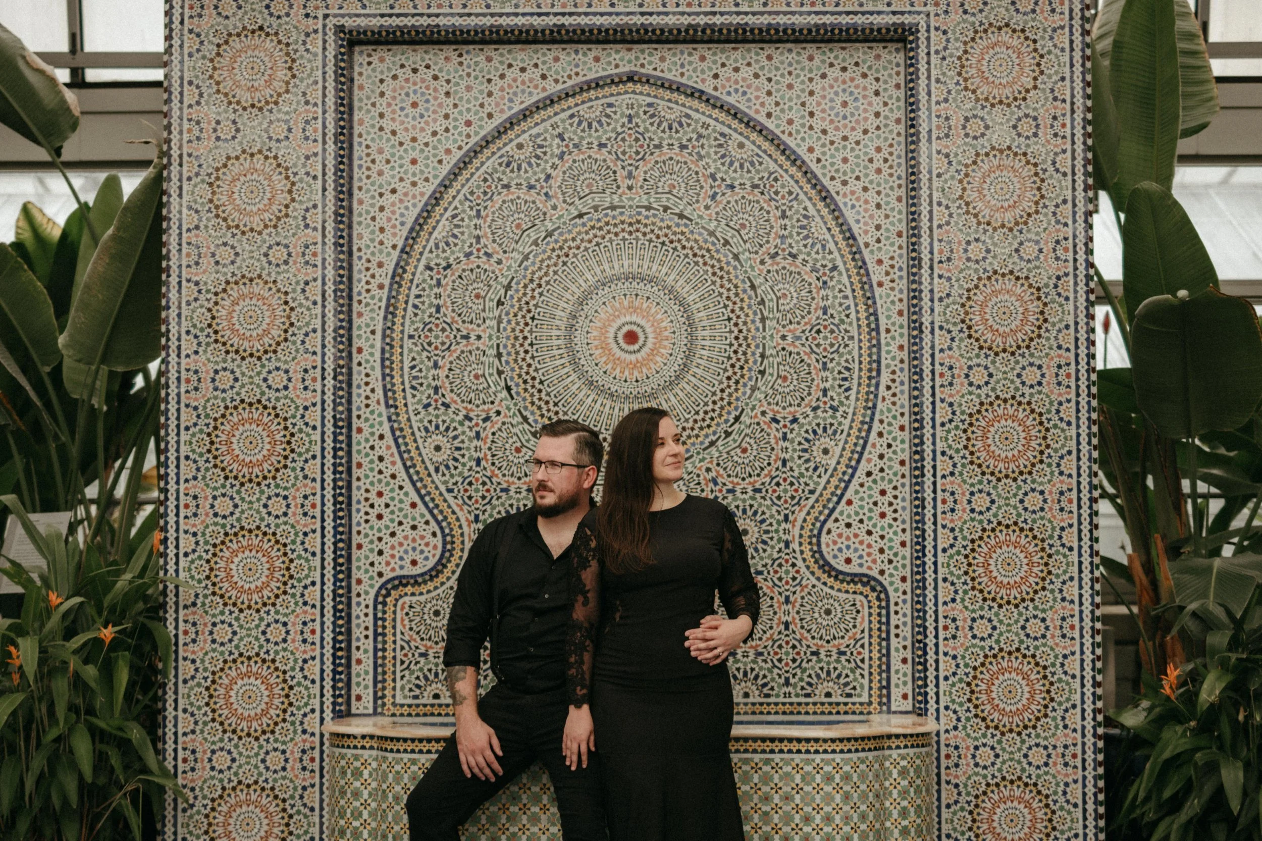 Kris + Greg | Moody Greenhouse Session | Chicago, IL