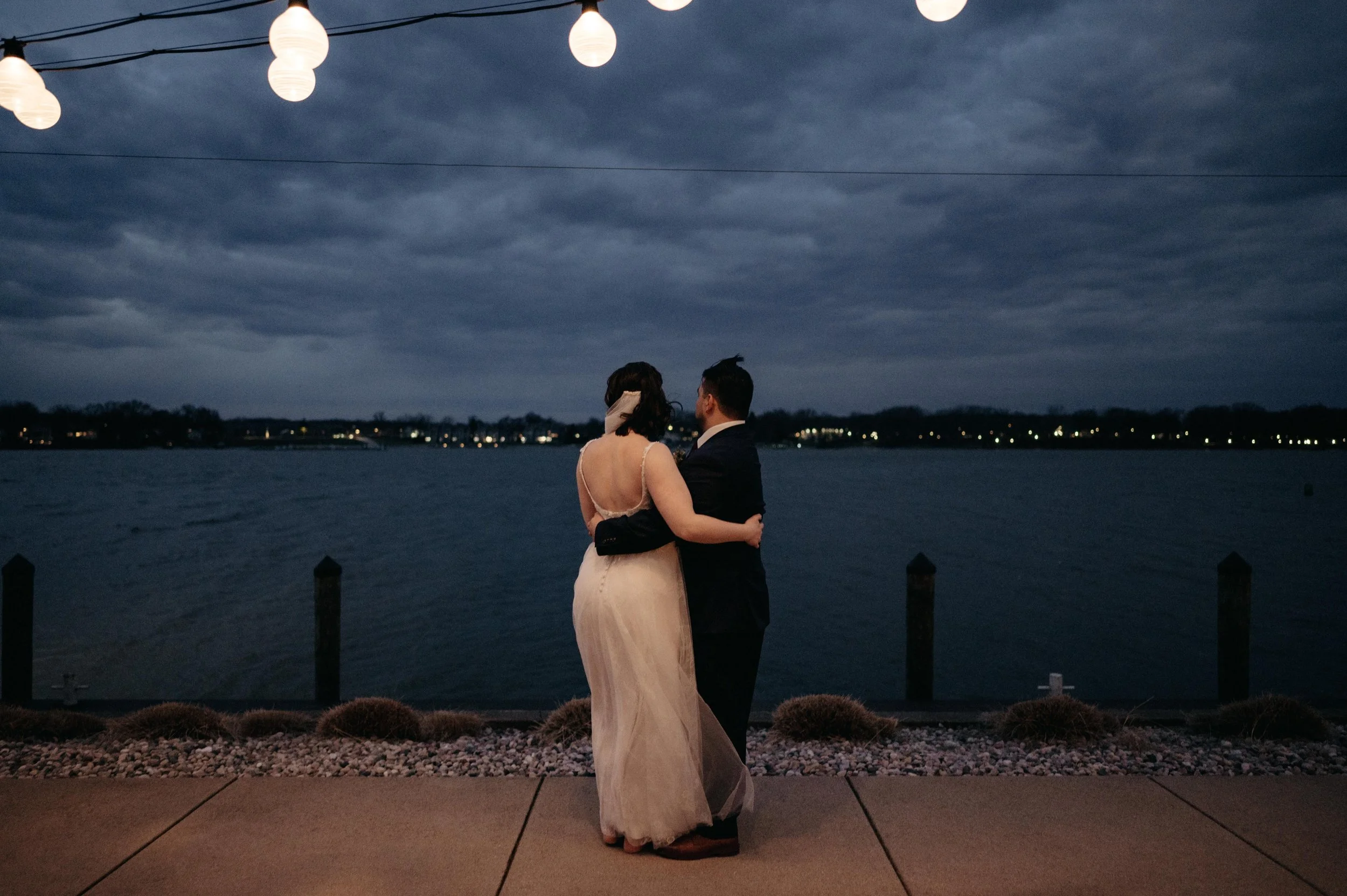 Wedding photos inspired by Wes Anderson, wedding photos inspired by The Grand Budapest Hotel. Holland Michigan wedding at Boatwerks, moody Michigan photographer, cinematic Michigan wedding photographer, Michigan documentary wedding photographer