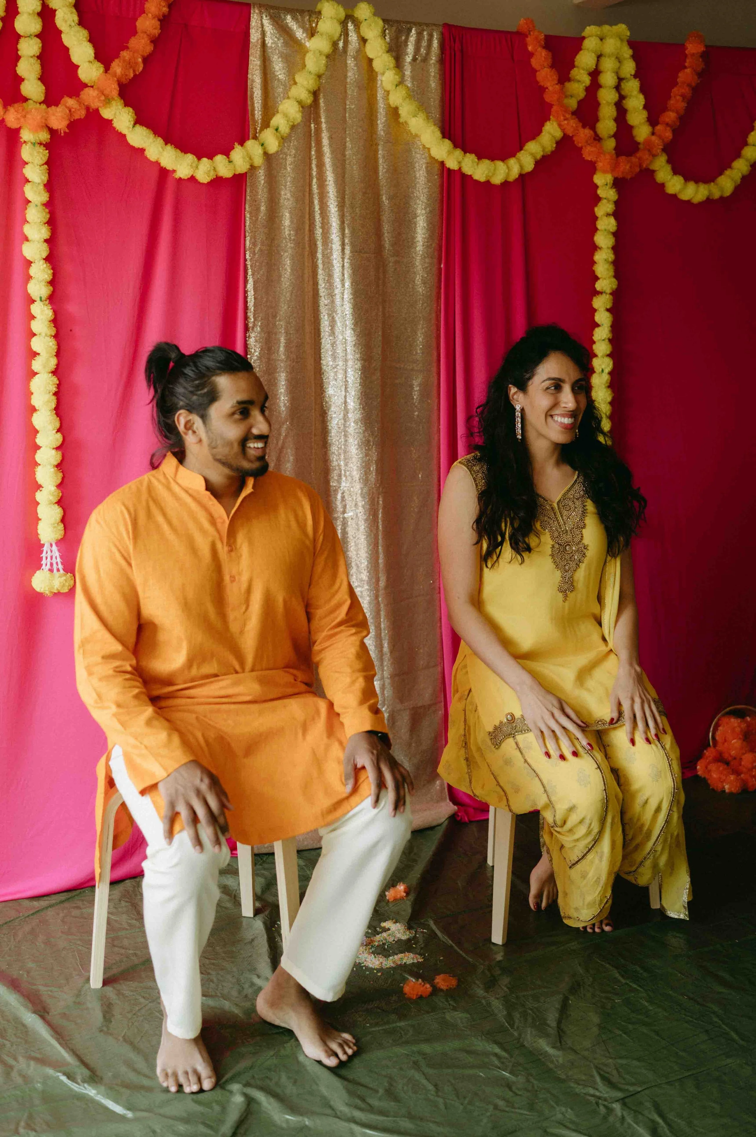 Moody Memphis wedding photographer Sri Lankan Haldi ceremony Memphis documentary wedding photographer cinematic Memphis wedding photographer editorial Memphis wedding photographer