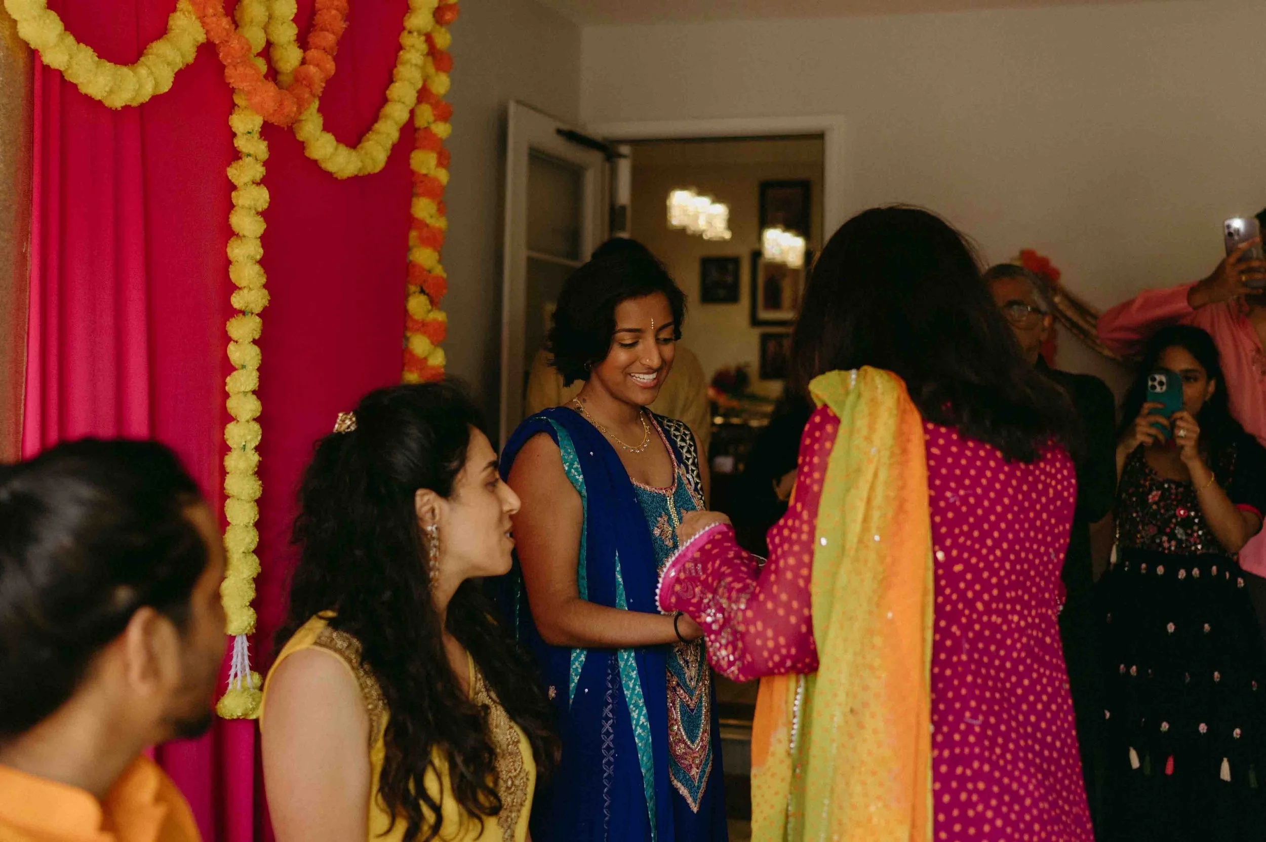 Moody Memphis wedding photographer Sri Lankan Haldi ceremony Memphis documentary wedding photographer cinematic Memphis wedding photographer editorial Memphis wedding photographer