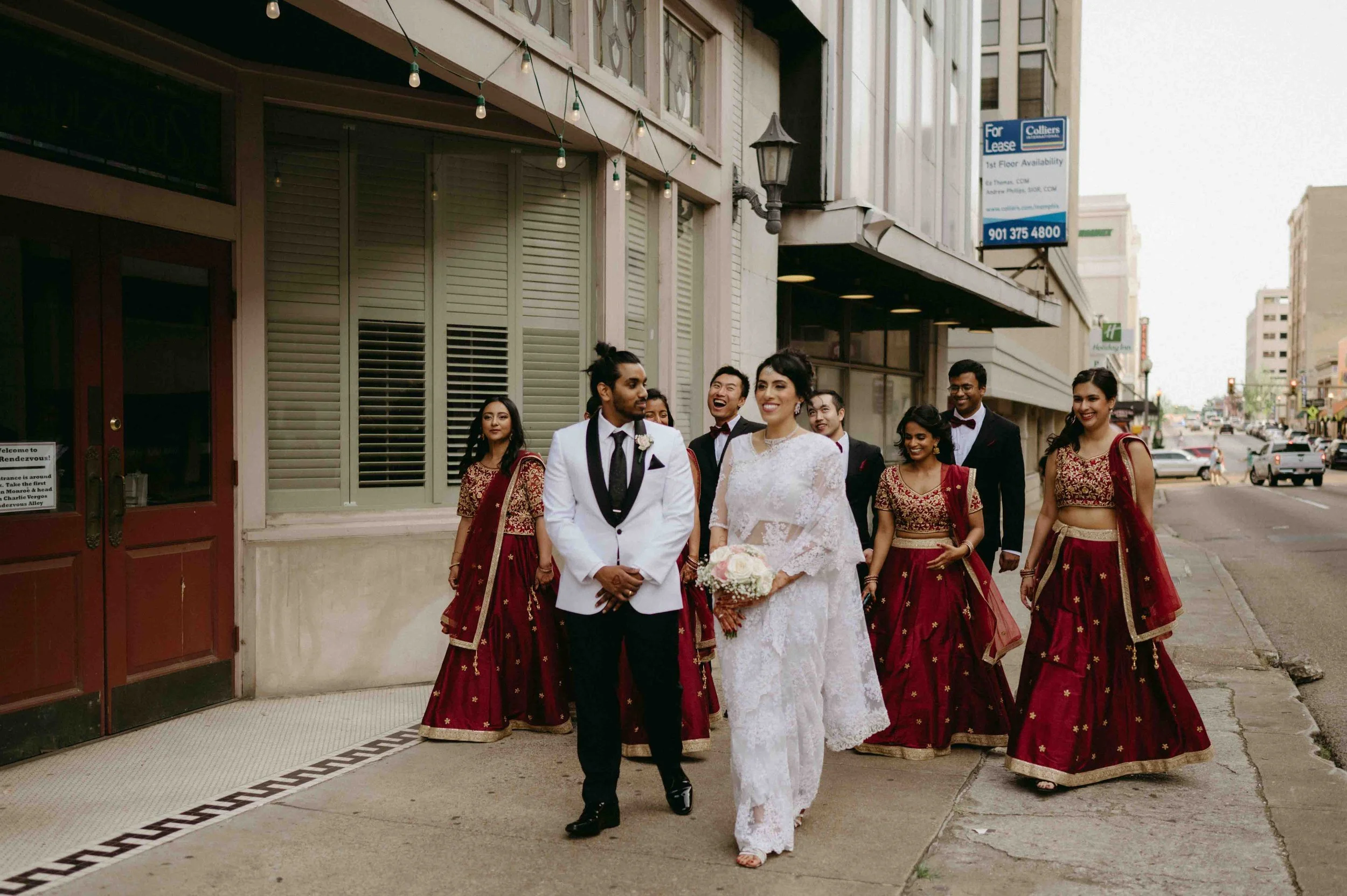 Moody Memphis wedding photographer Sri Lankan wedding downtown Memphis The Cadre Memphis documentary wedding photographer cinematic Memphis wedding photographer editorial Memphis wedding photographer