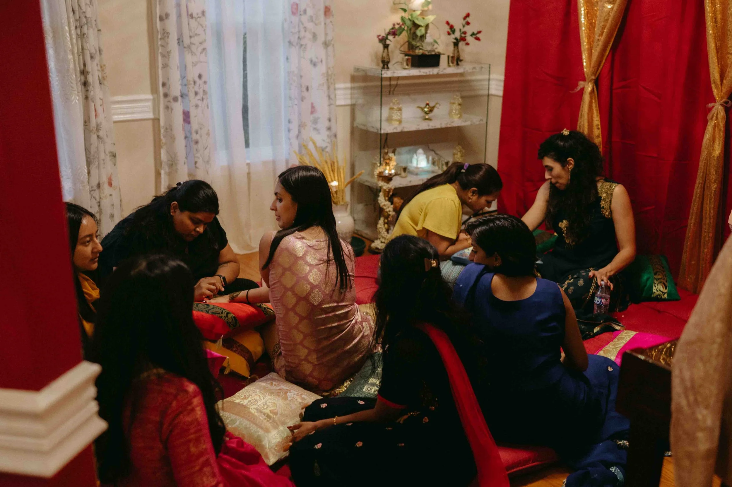 Moody Memphis wedding photographer Sri Lankan Mehndi ceremony Memphis documentary wedding photographer cinematic Memphis wedding photographer editorial Memphis wedding photographer