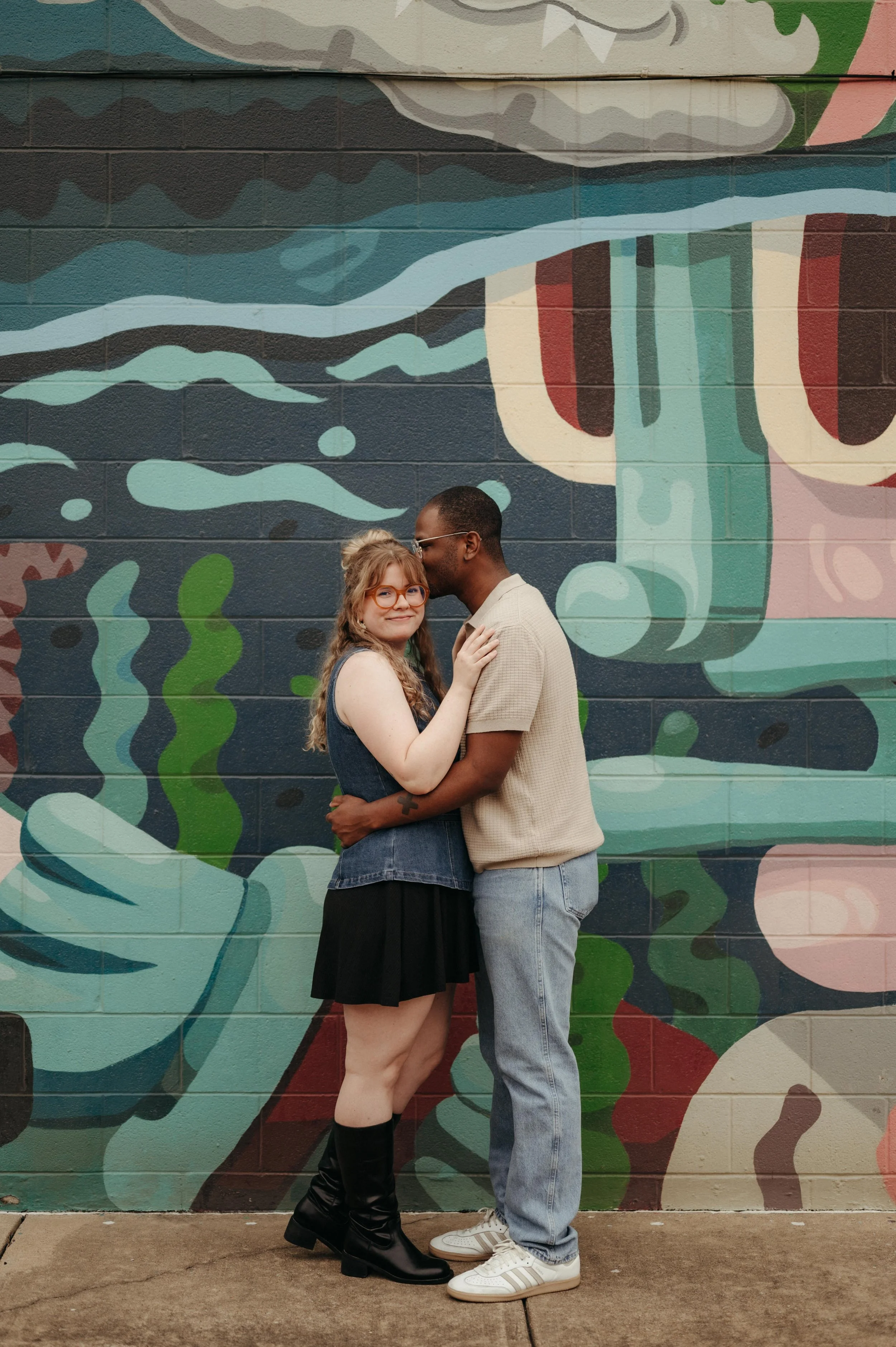 Moody Memphis wedding photographer, Memphis documentary wedding photographer, editorial Memphis wedding photographer, Midtown Memphis engagement session, Memphis engagement session ideas