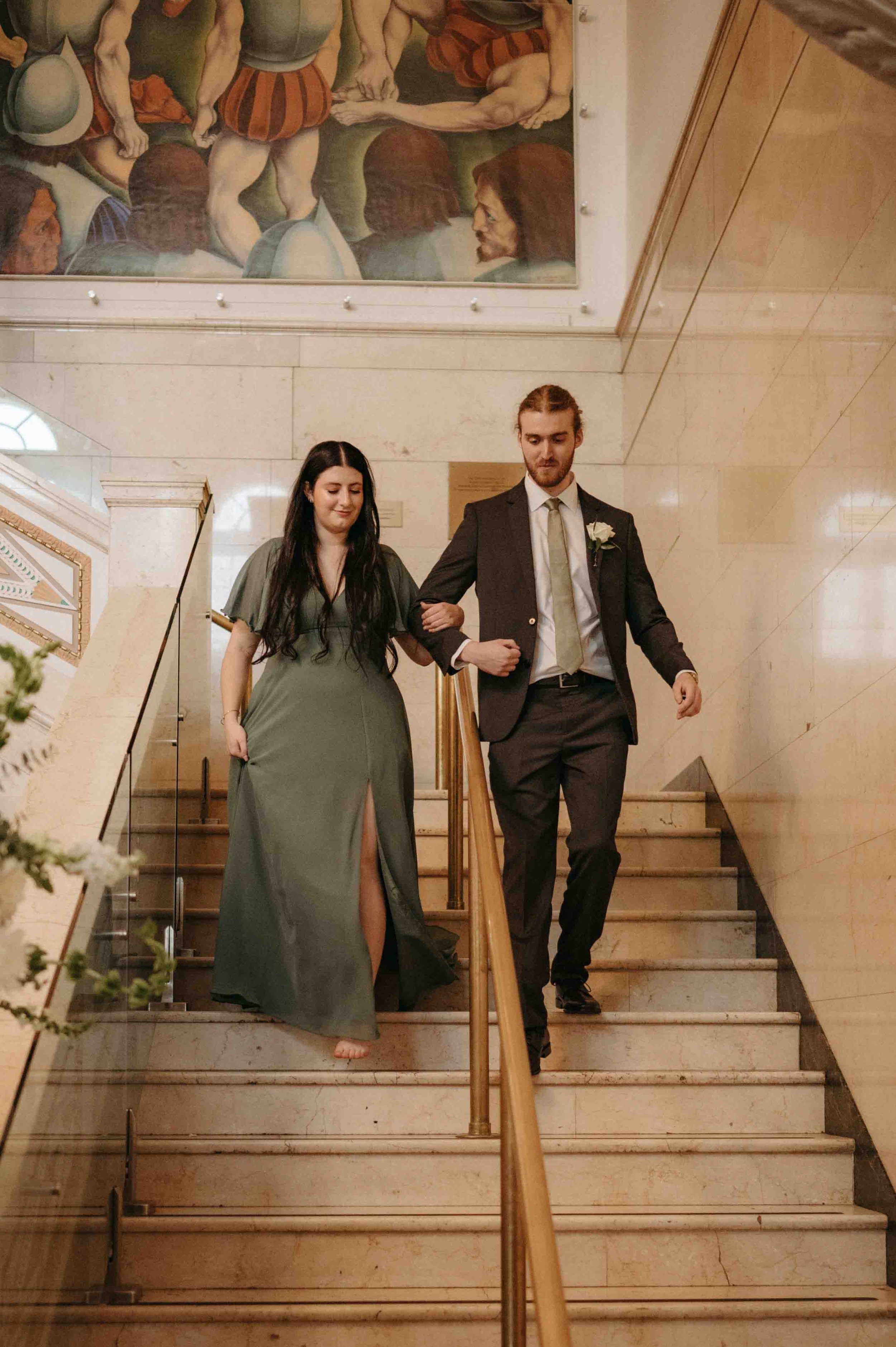 Memphis Pink Palace Museum of Science and History wedding, moody Memphis wedding photographer, cinematic Memphis wedding photographer, Memphis documentary wedding photographer, Memphis museum wedding, editorial Memphis wedding photographer