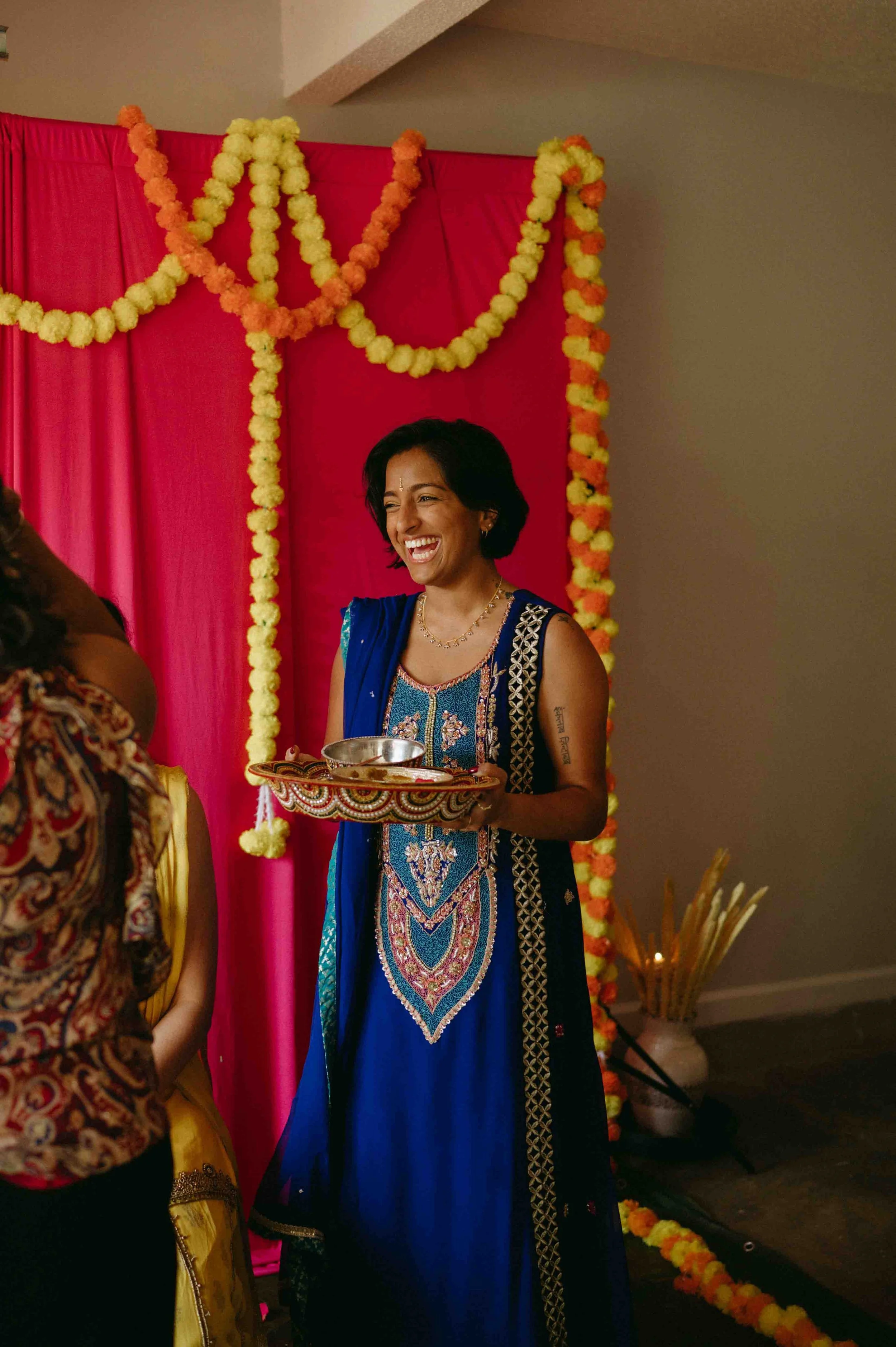 Moody Memphis wedding photographer Sri Lankan Haldi ceremony Memphis documentary wedding photographer cinematic Memphis wedding photographer editorial Memphis wedding photographer