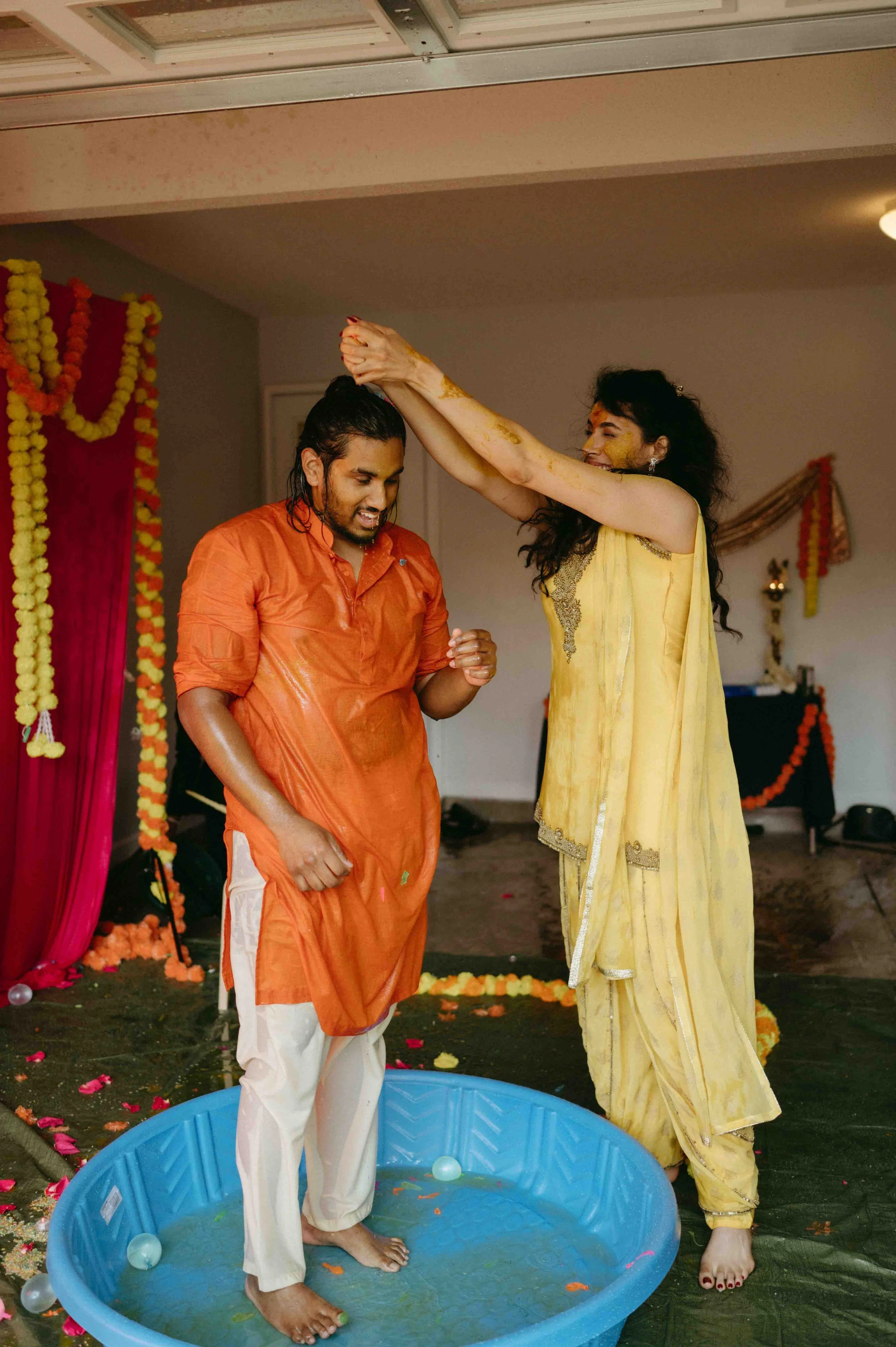 Moody Memphis wedding photographer Sri Lankan Haldi ceremony Memphis documentary wedding photographer cinematic Memphis wedding photographer editorial Memphis wedding photographer