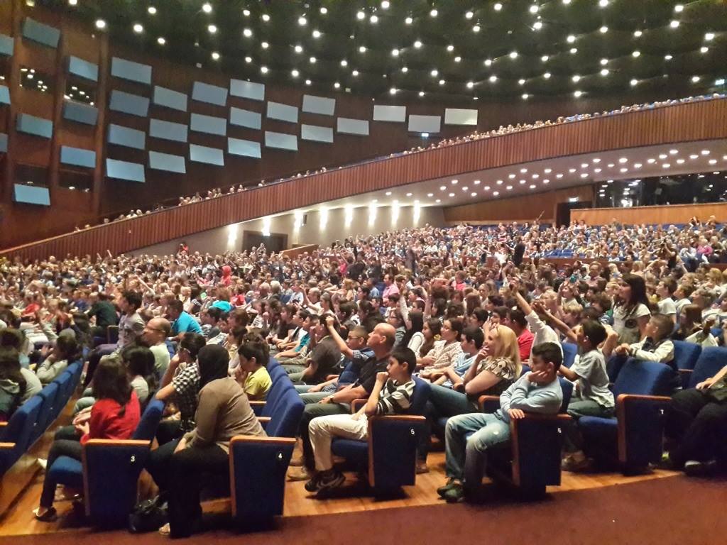 At the World Forum Theatre, The Hague, Netherlands.