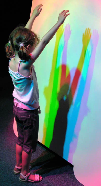 Coloured shadows