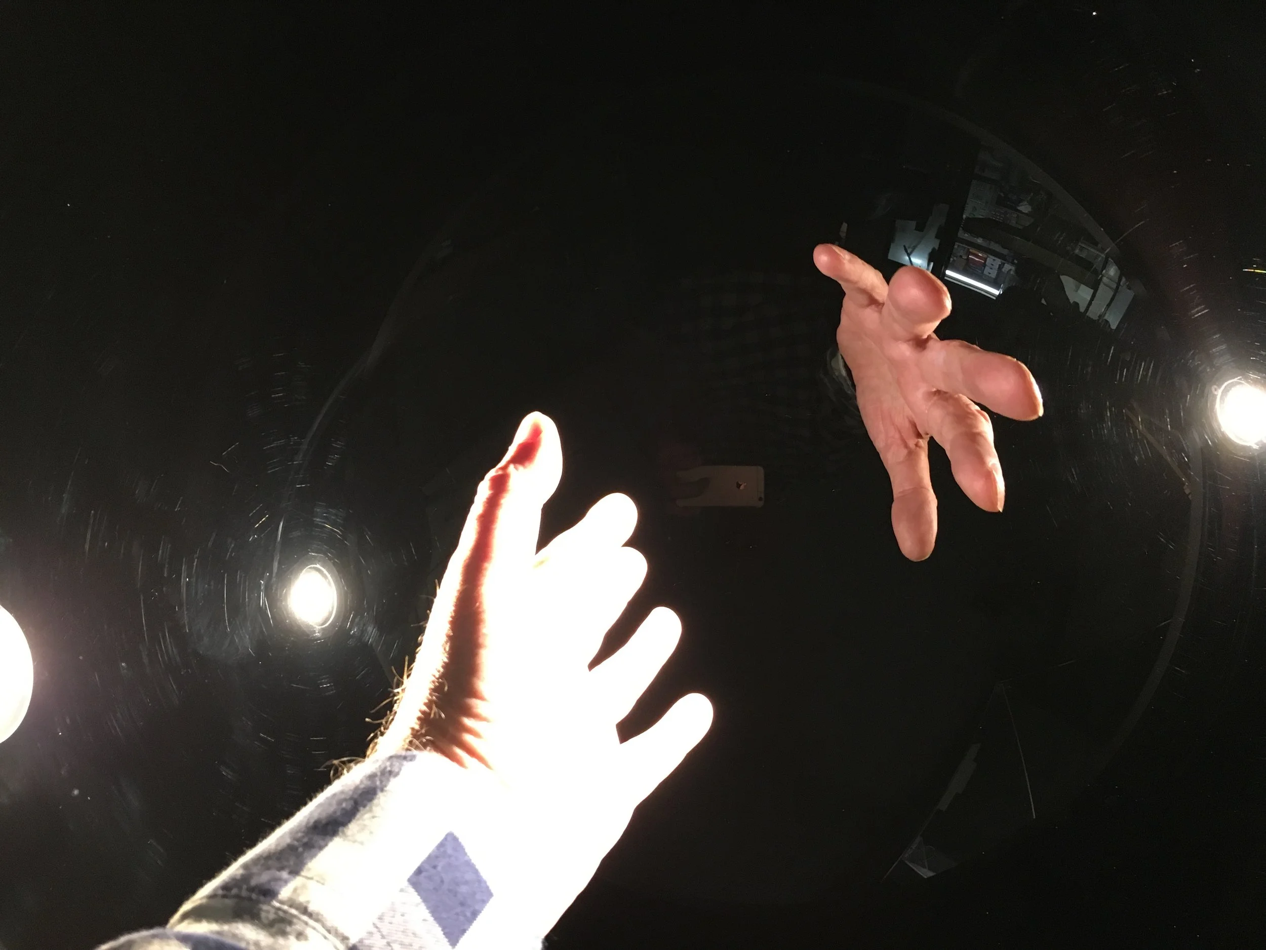 Shake hands with a ghost!