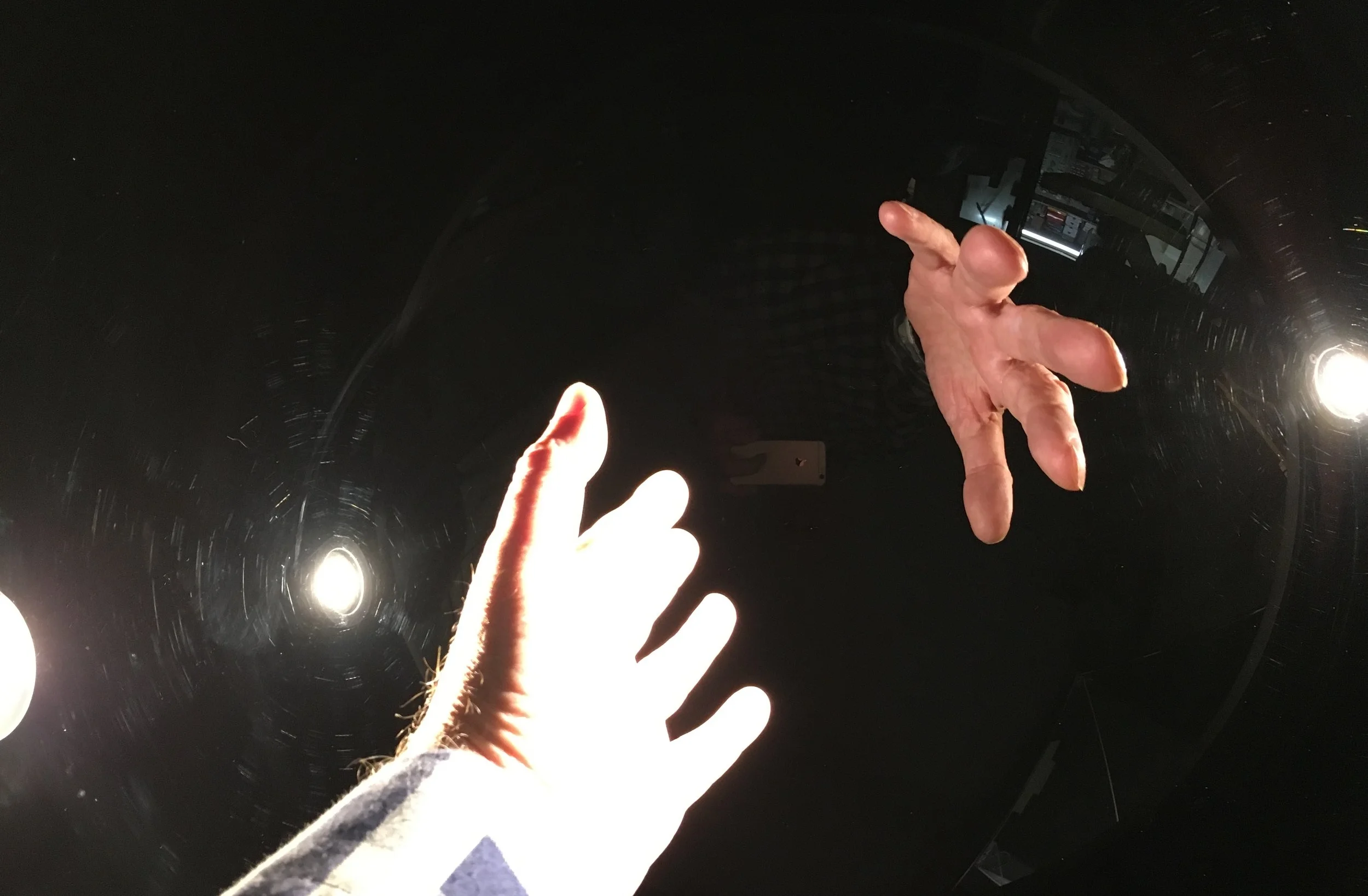 Shake hands with a ghost!