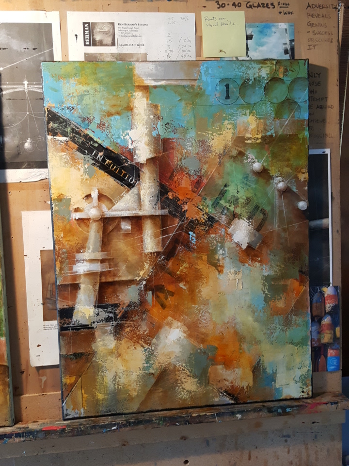 Blind Faith on the easel
