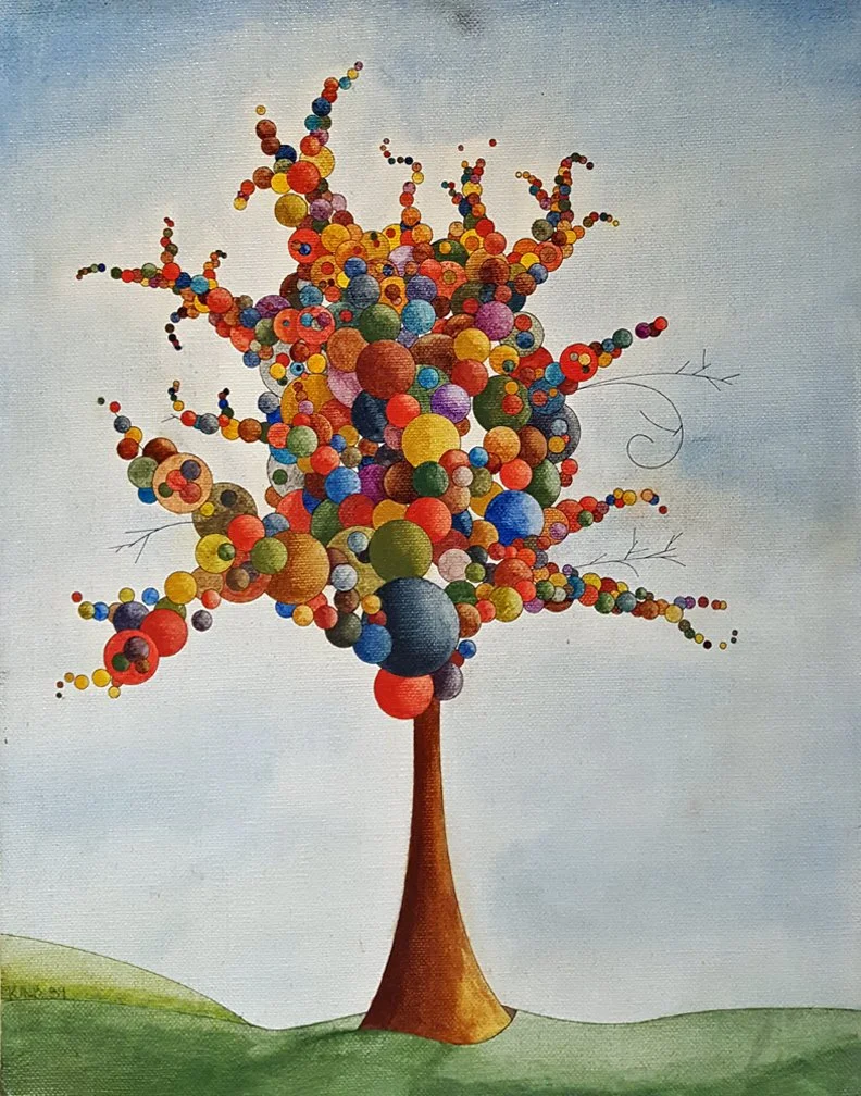 89.001 - Living Color (14x11 - Oil & Ink on Canvas).jpg