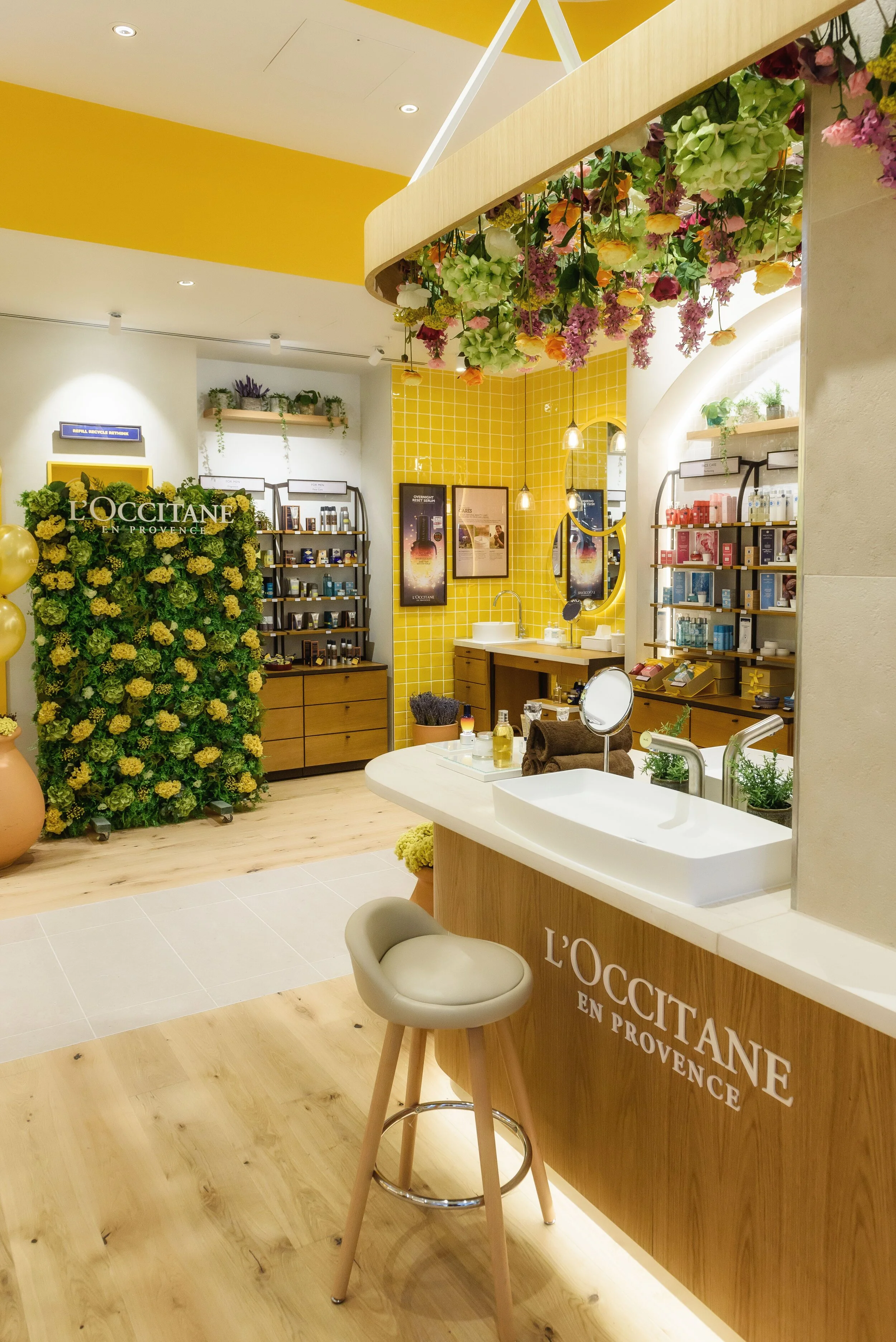 L’Occitane bespoke supply and installation