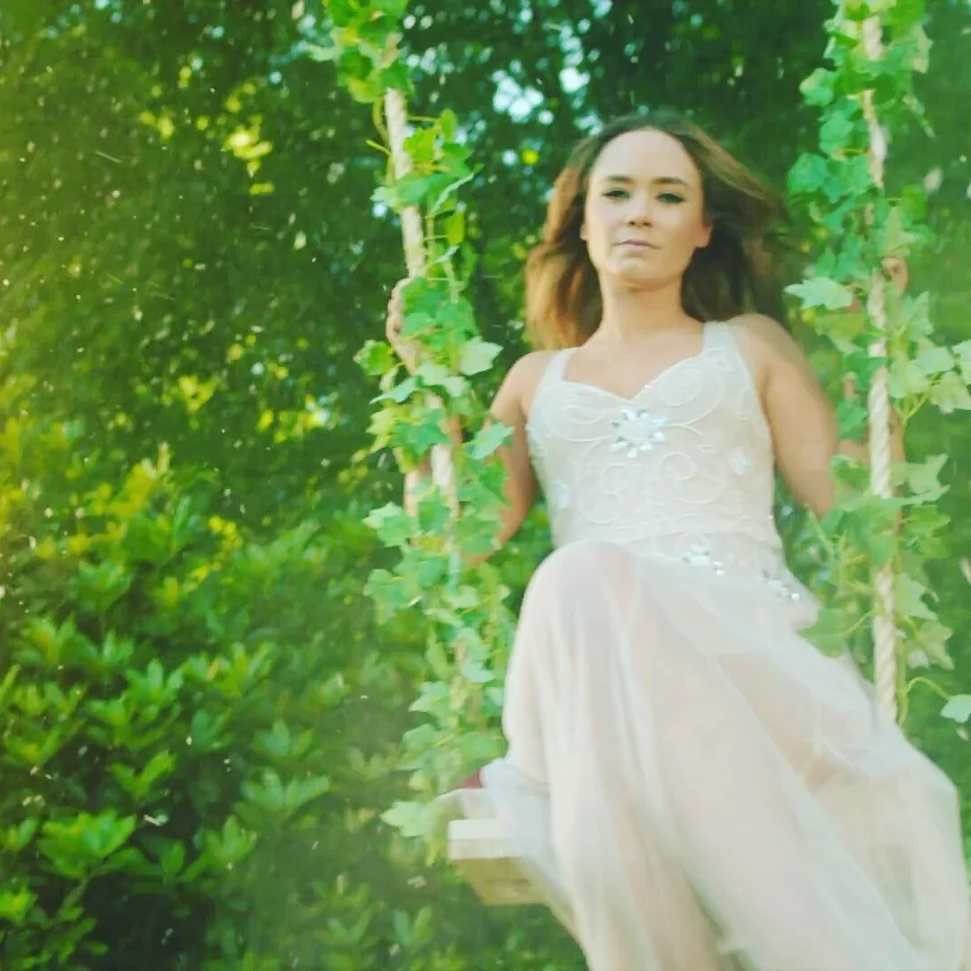 Tree swing. Opening scenes of Hollyoaks