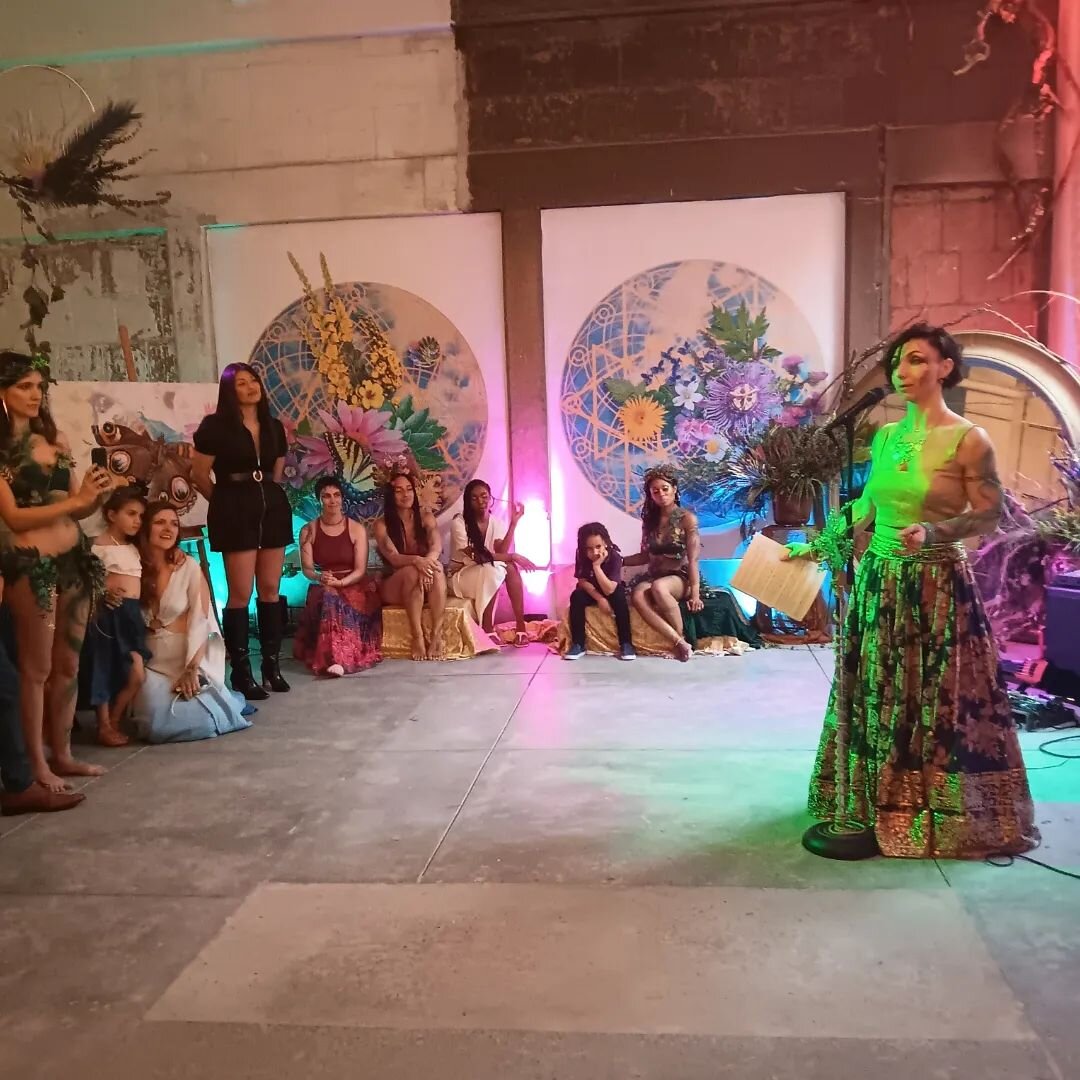 *:&middot;ﾟ✧ Goddess Mode ✧&middot;ﾟ: *
Wild Medicine: Multidimensional night of a world created with eco mural art, body painting, aerial dancing, singing, voice, dance &amp; women empowering women. And it was all metaphorically within reach - thank