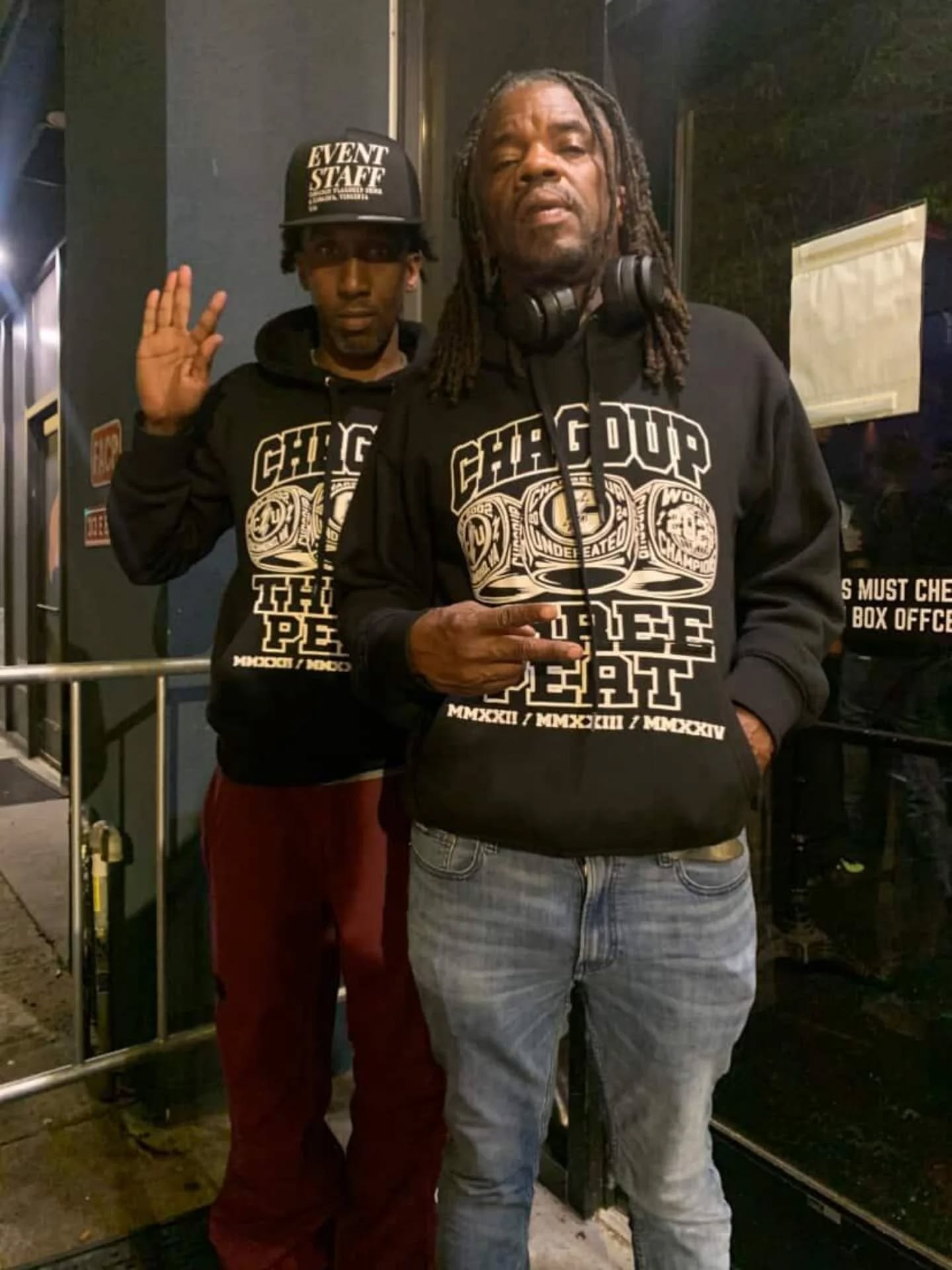 SLZTV rocking our "Event Staff" snapback & 804 mixtape legend DJ Reese in our CHRGDUP "Three Peat" Hoodie.
Merch available now @chrgdupstore or order online www.ChargedUpEnt.com
#CHARGEDUP #chrgdupintl #chrgdup #chargedupst