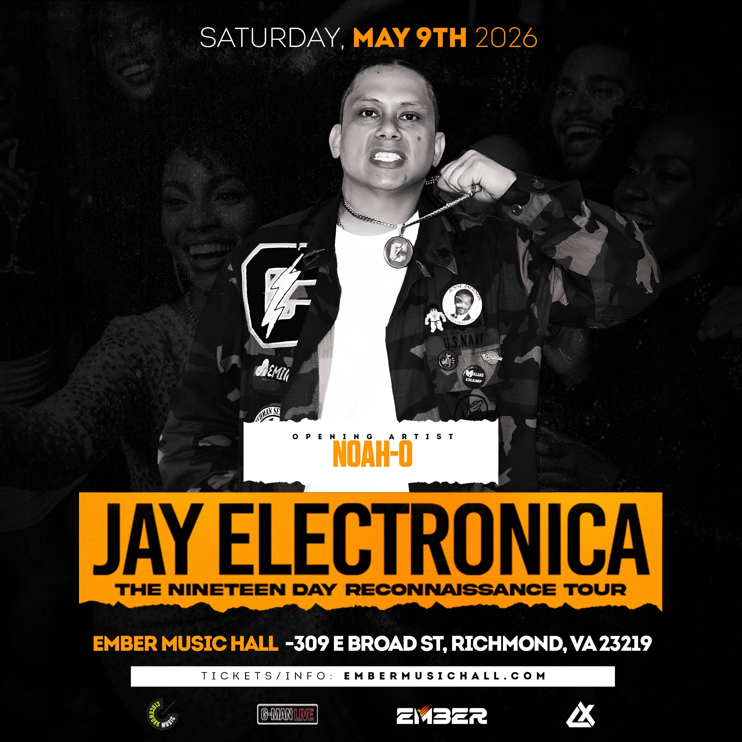 RICHMOND, VA : JAY ELECTRONICA with NOAH-O