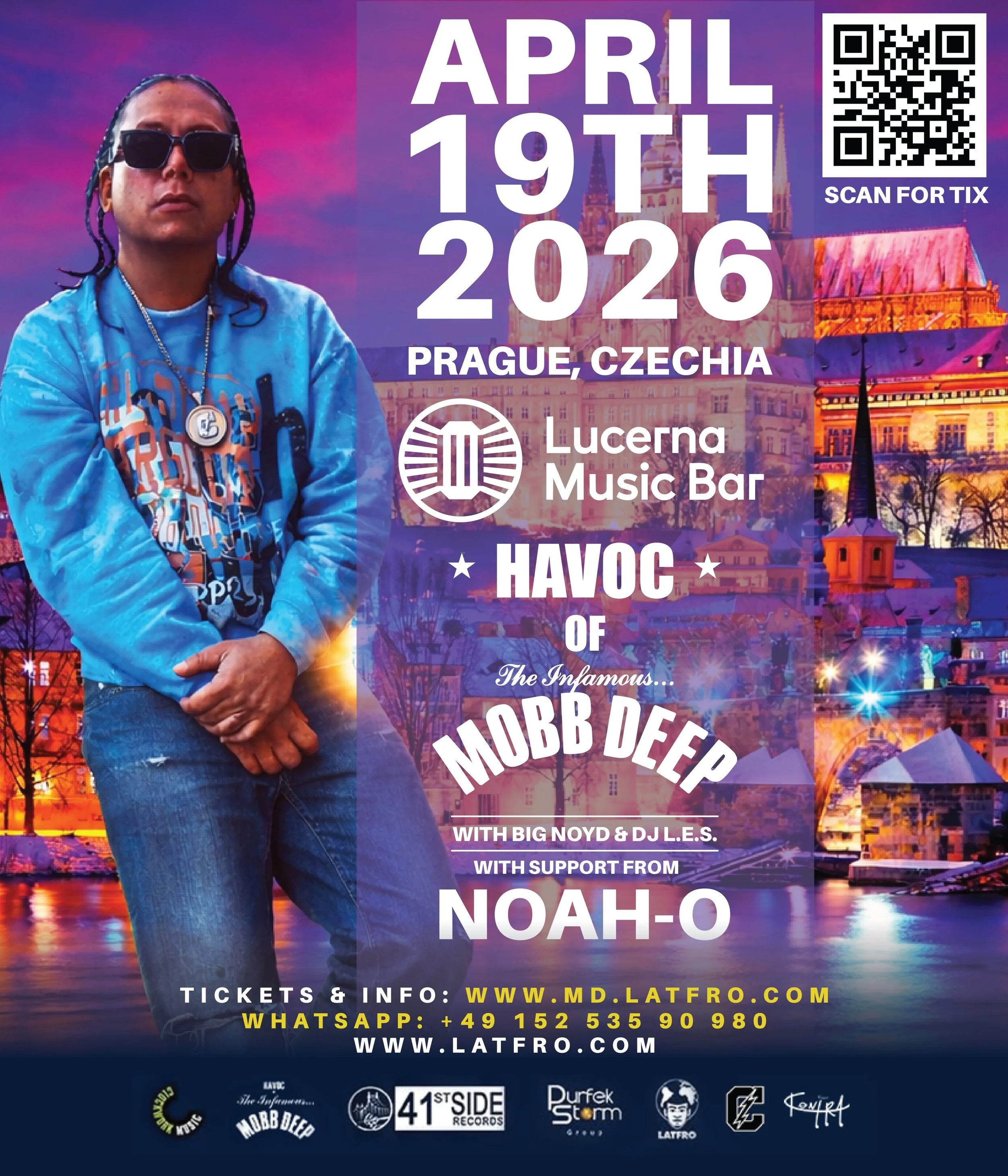 PRAGUE, CZECHIA : HAVOC of MOBB DEEP with NOAH-O