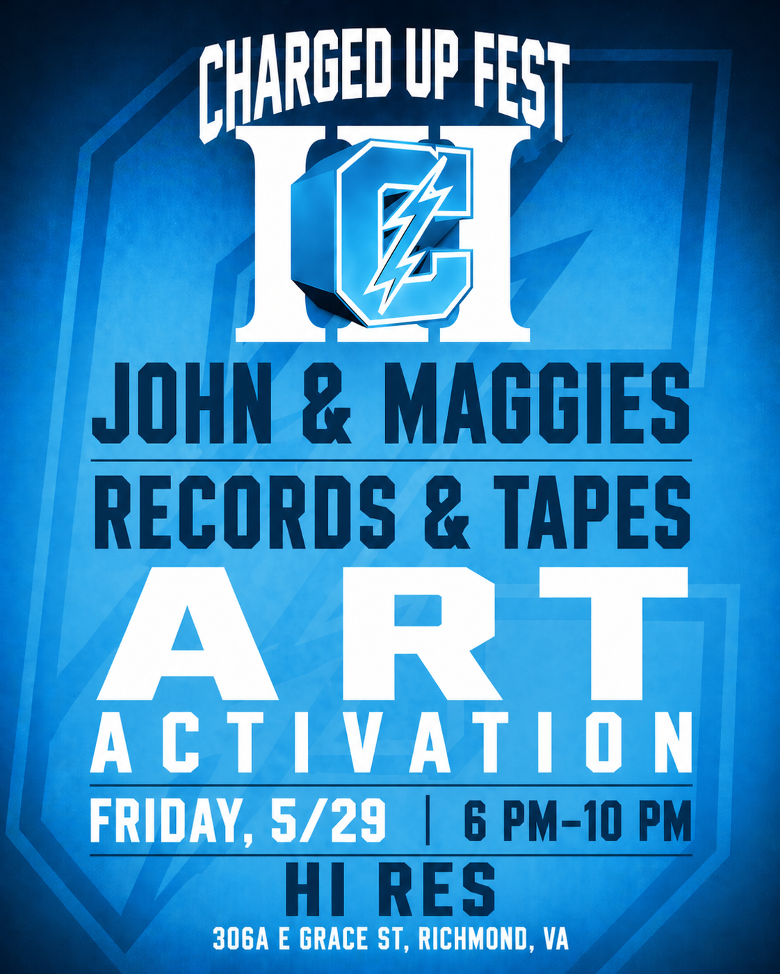 JOHN &amp; MAGGIES RECORDS &amp; TAPES : CHARGED UP FEST III