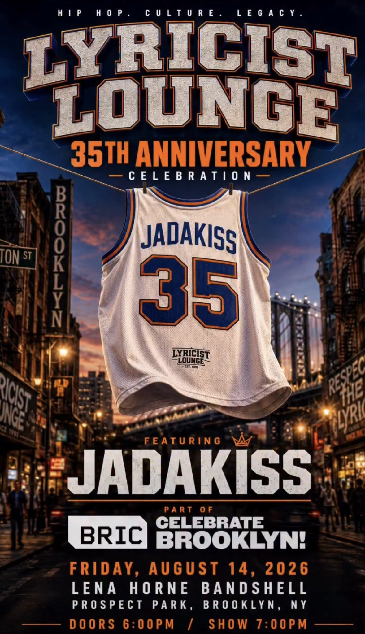 BROOKLYN : LYRICIST LOUNGE 35th ANNIVERSARY 