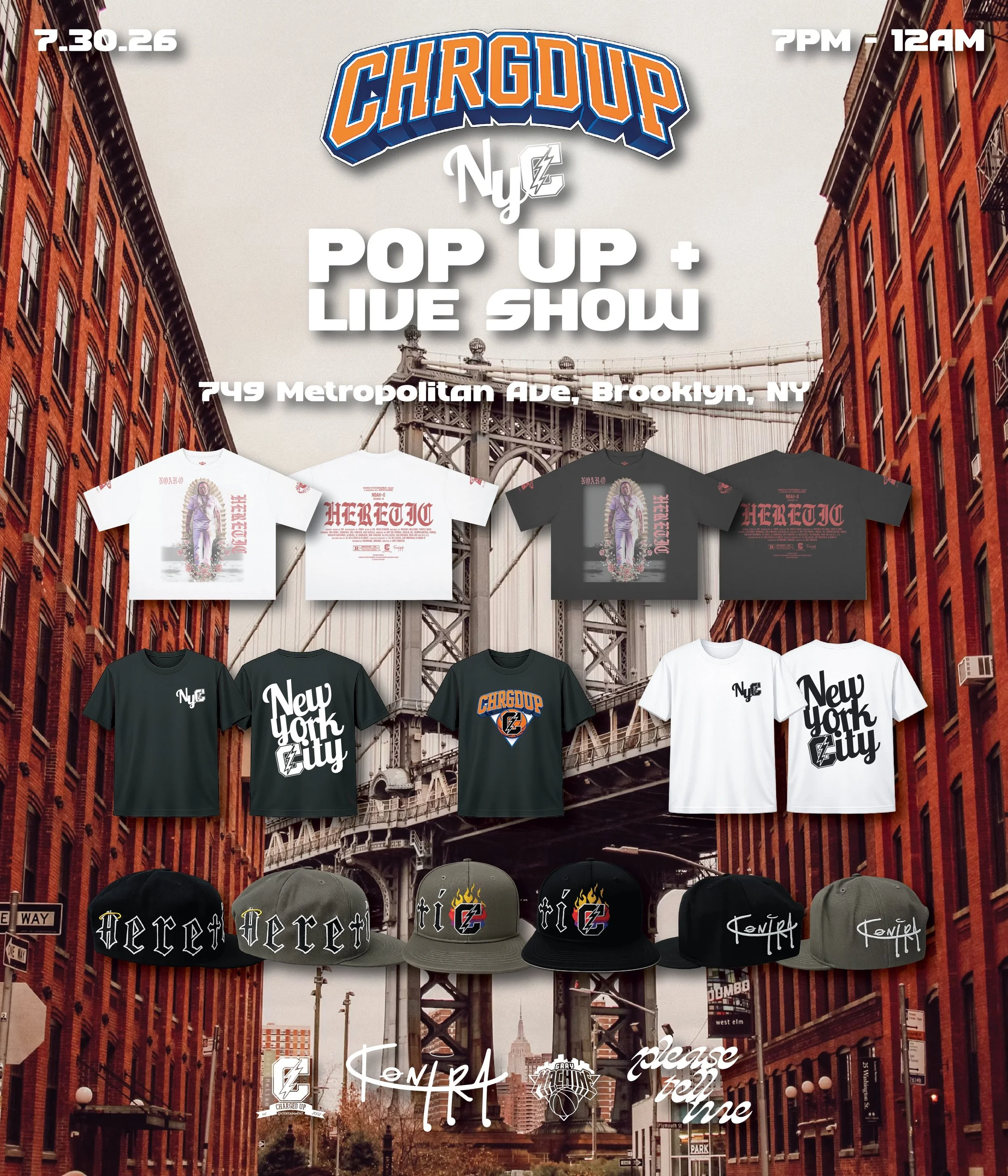 CHRGDUP NYC POP UP SHOP &amp; SHOW