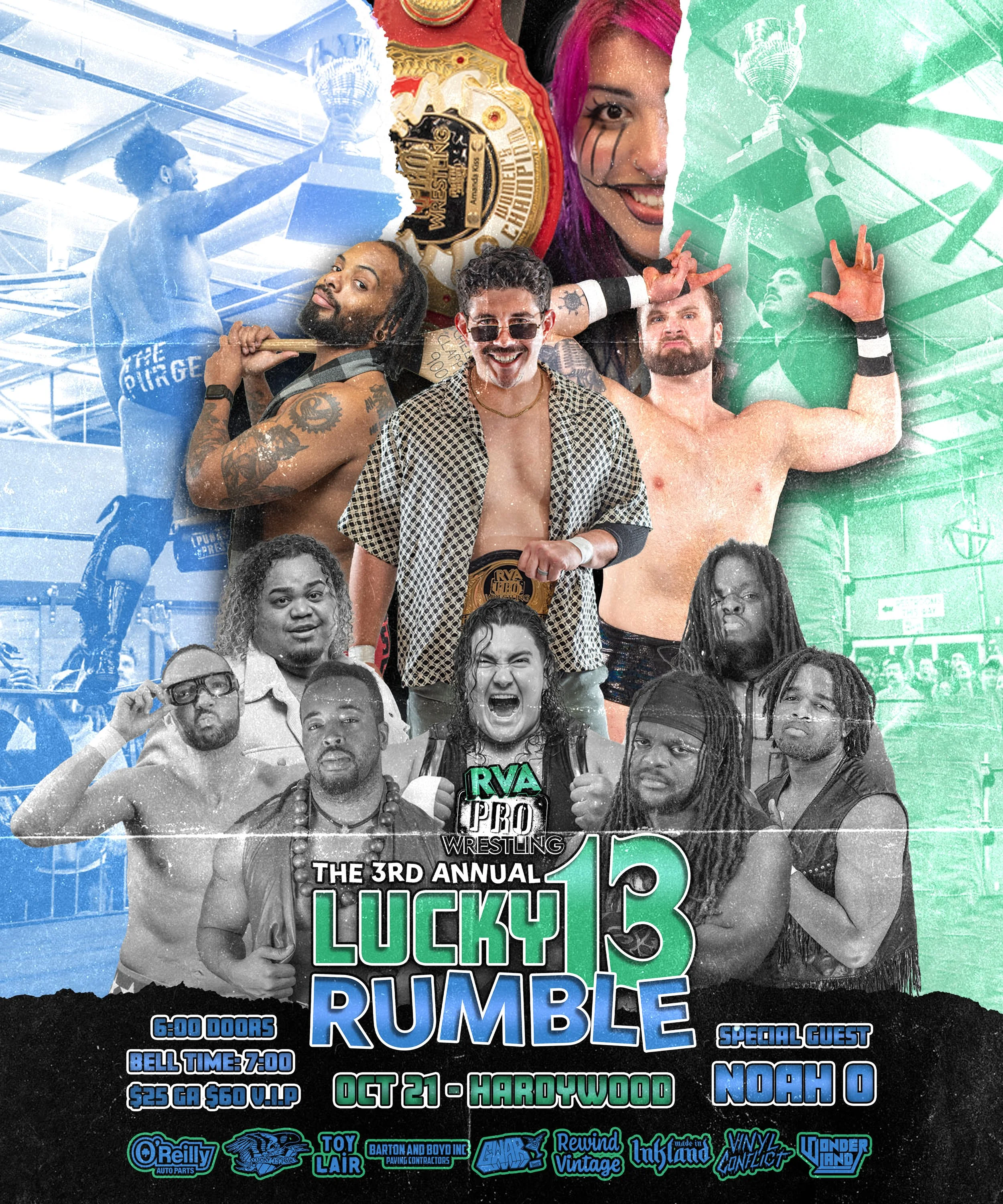 RVA PRO WRESTLING : 3RD ANNUAL LUCKY 13 RUMBLE
