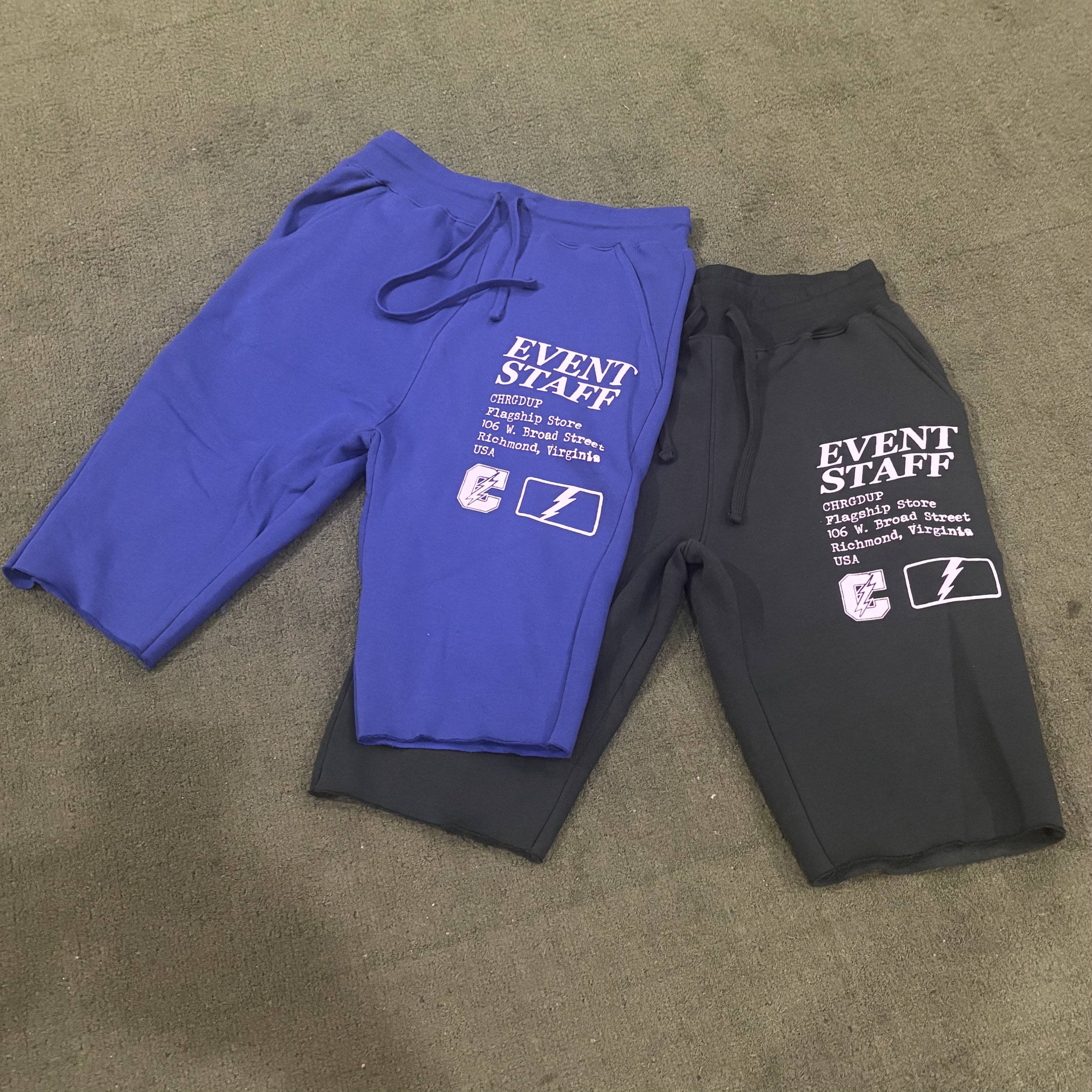 "EVENT STAFF" SWEAT SHORTS