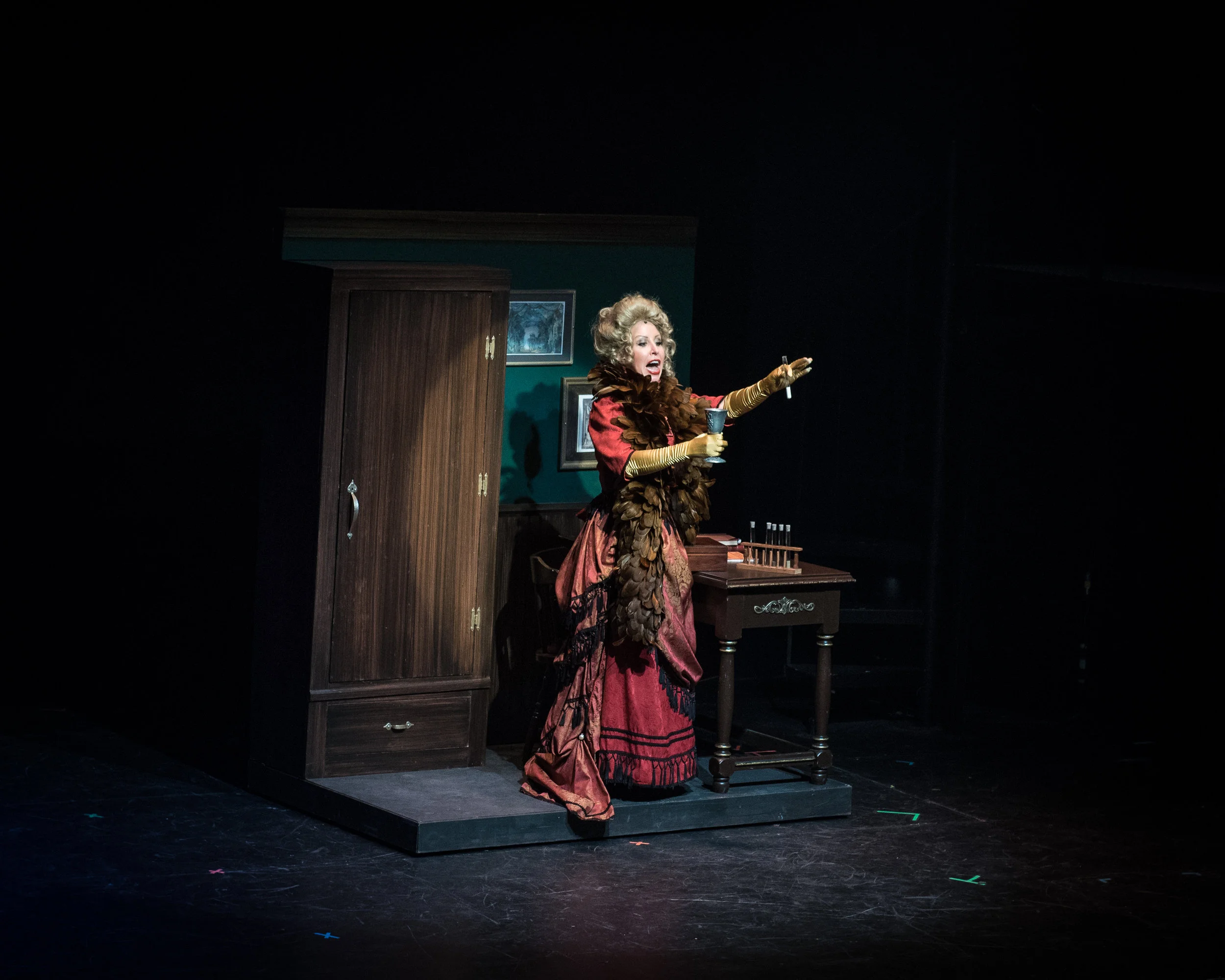 "Phantom" at Downtown Cabaret Theatre, November-December 2017. Photo Credit: Kevin McNair Photography
