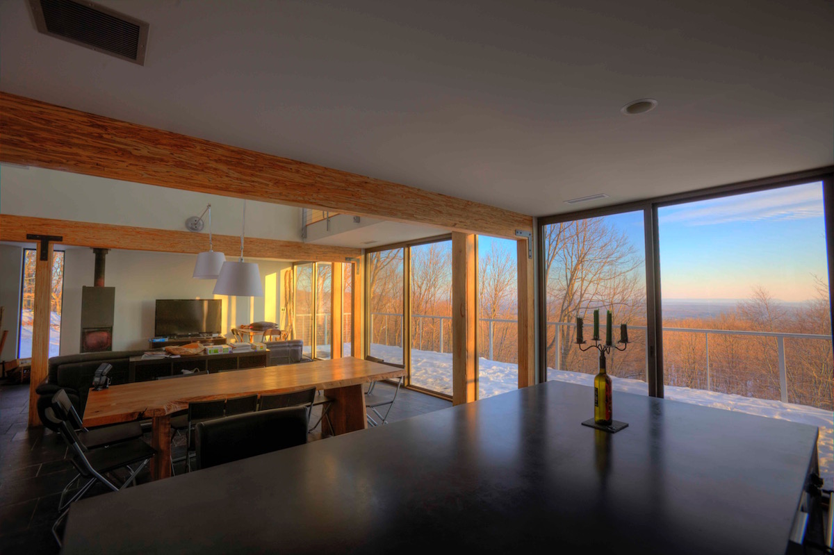 expansive view in open concept home