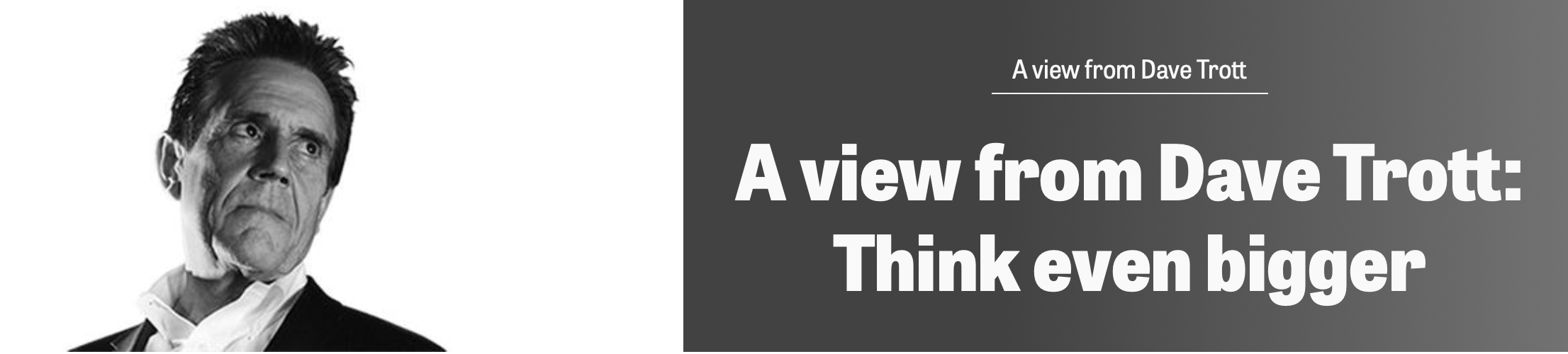 Dave Trott - June 09, 2016