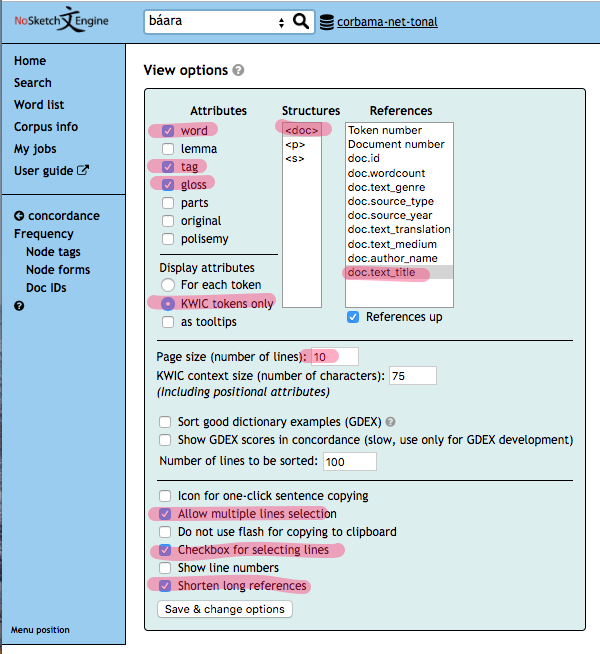 Settings and things to check as outlined in steps 3-7