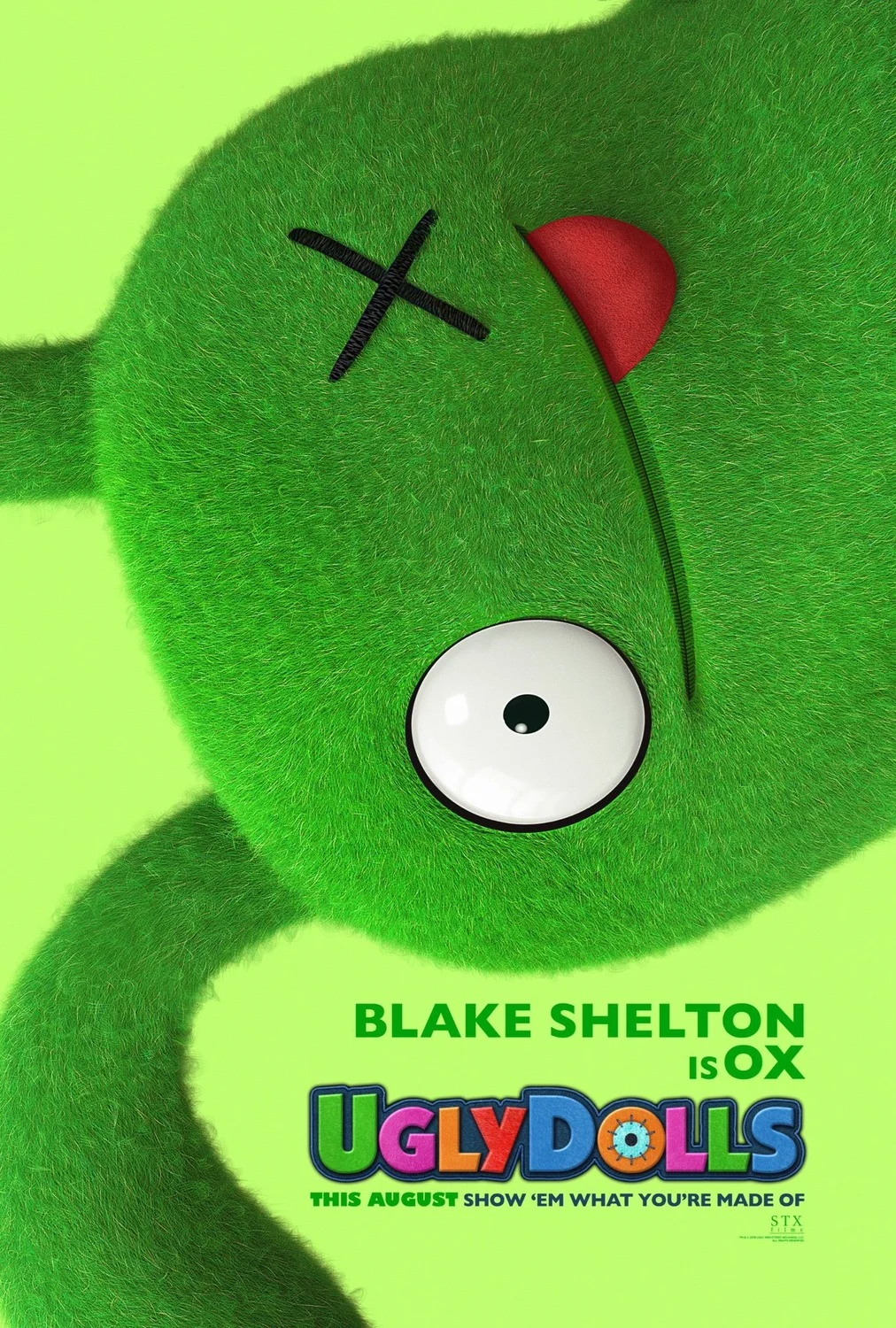 Ugly Dolls—Ox character retouch